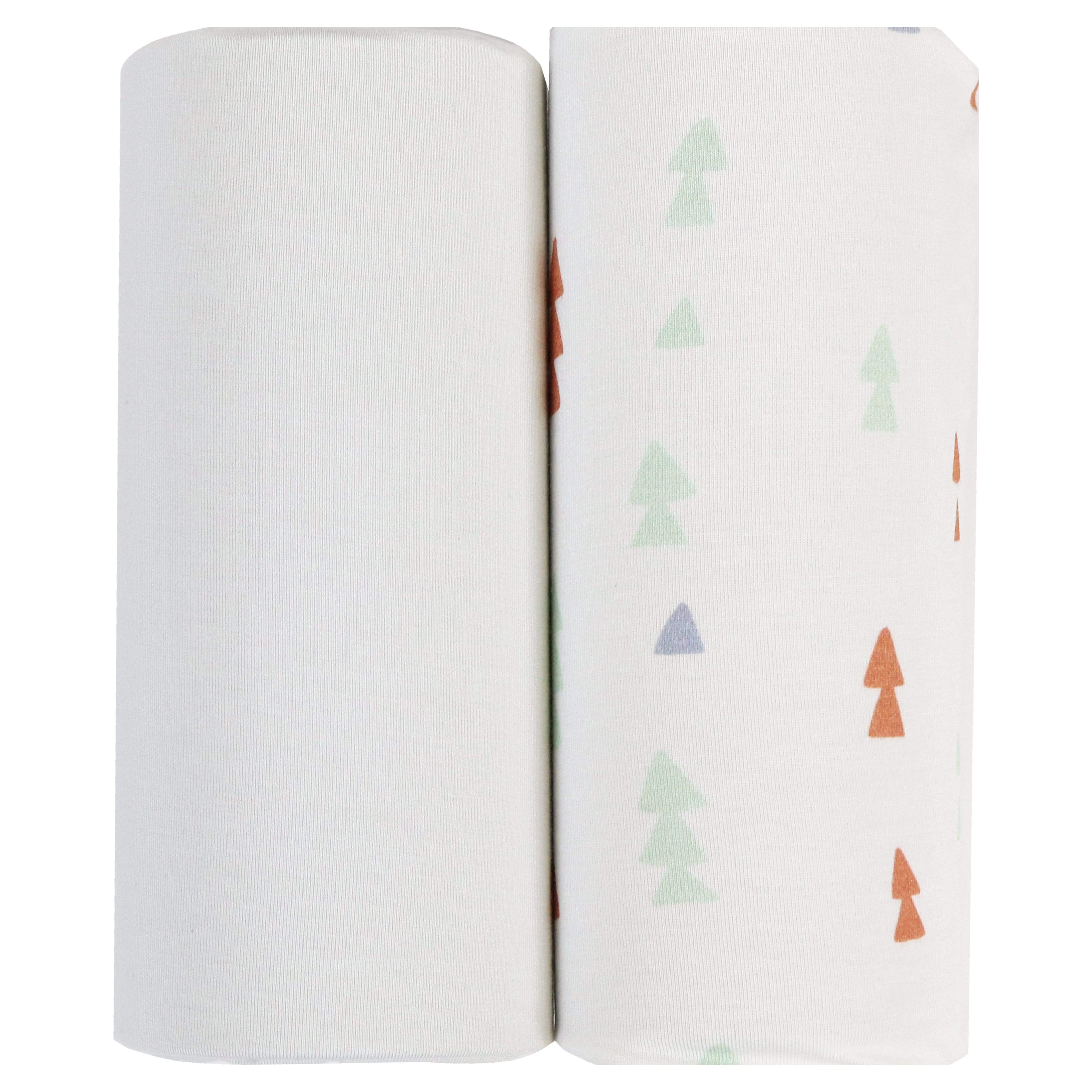 Triangles And Gray 2 Pk Swaddle Blanket