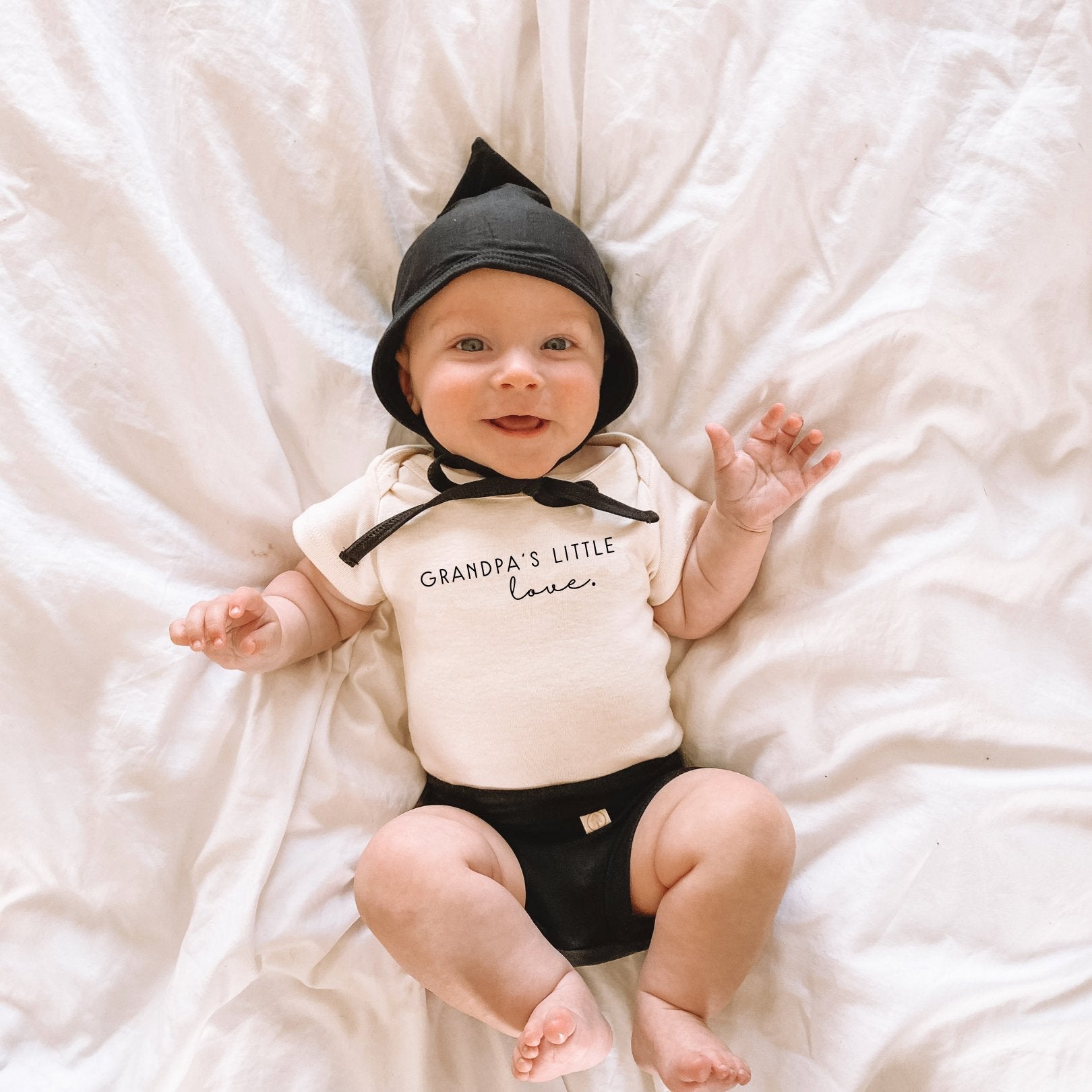 Grandpa's Little Love Organic Baby Bodysuit Short Sleeve