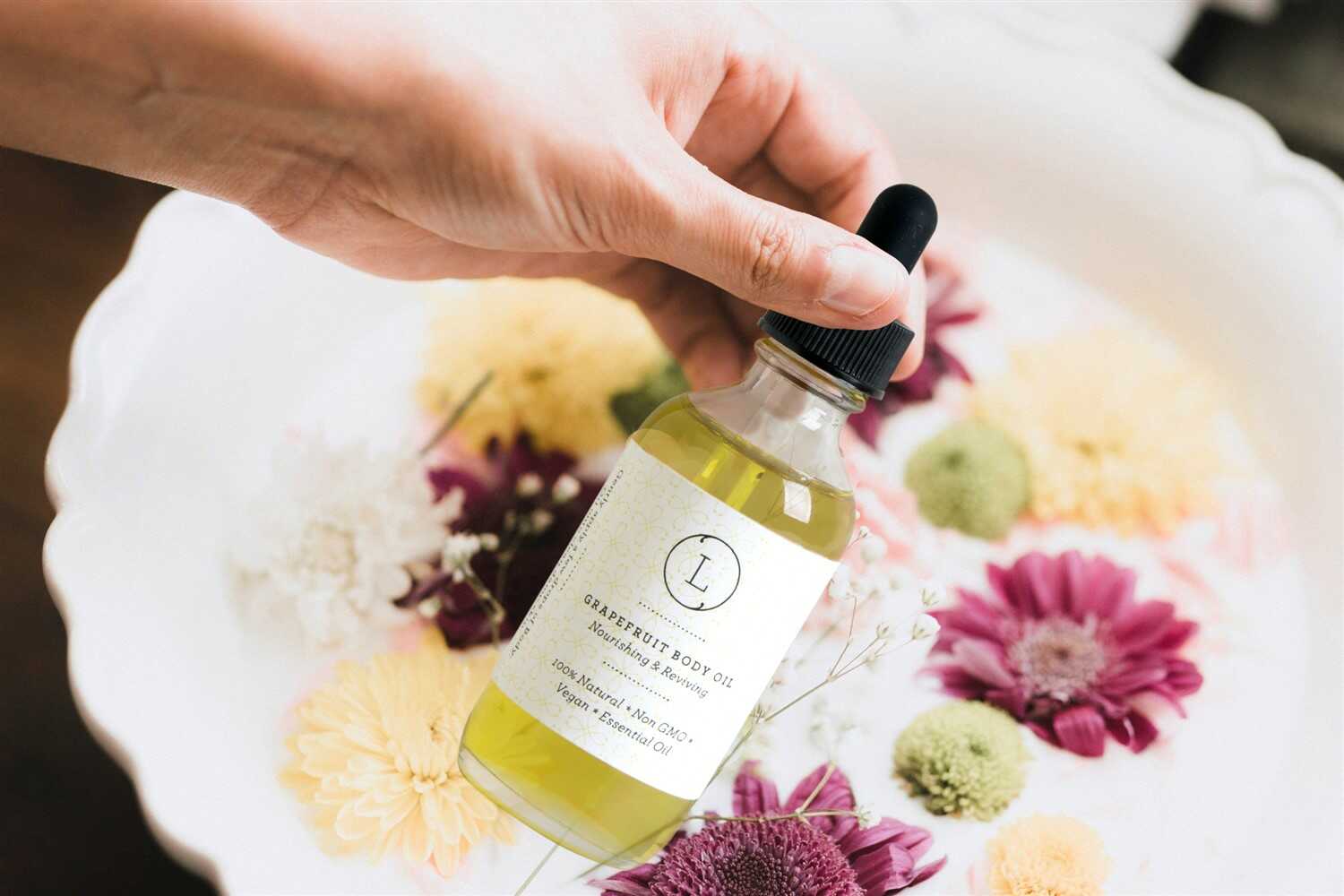 Cbd Natural Body Oil With Cbd, Grapefruit Moisturizing Body Oil (thc Free)