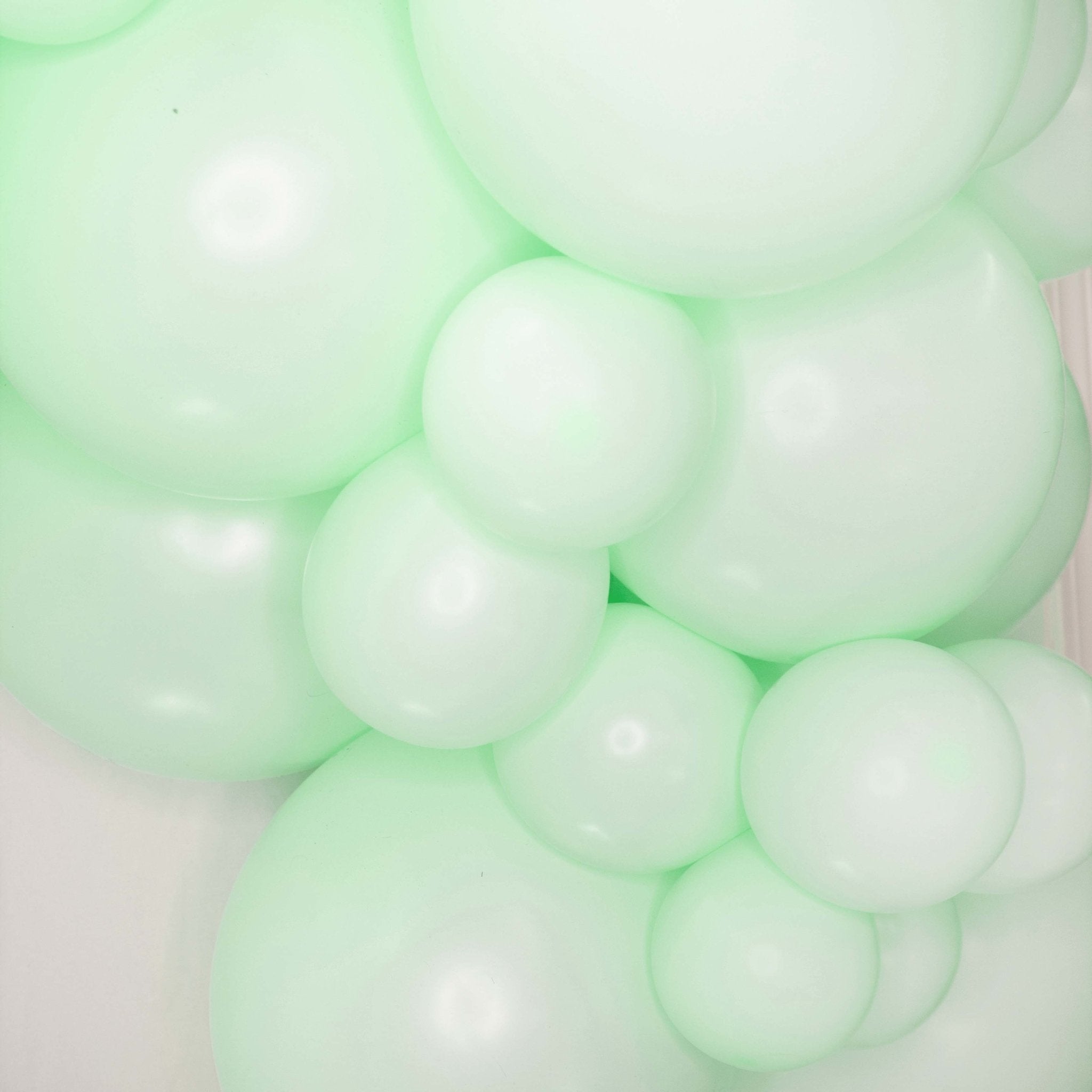 Green Balloon Garland