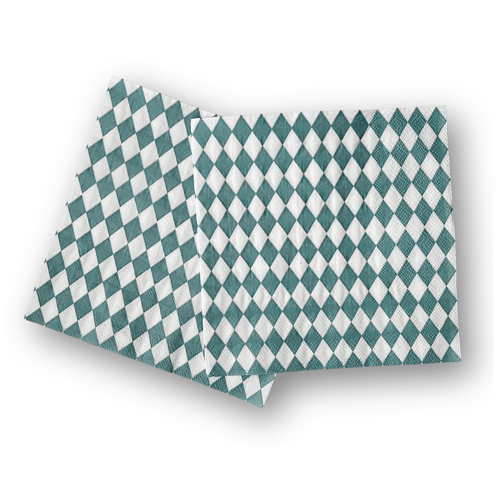 Green Bavarian Check Large Napkin (set Of 16)