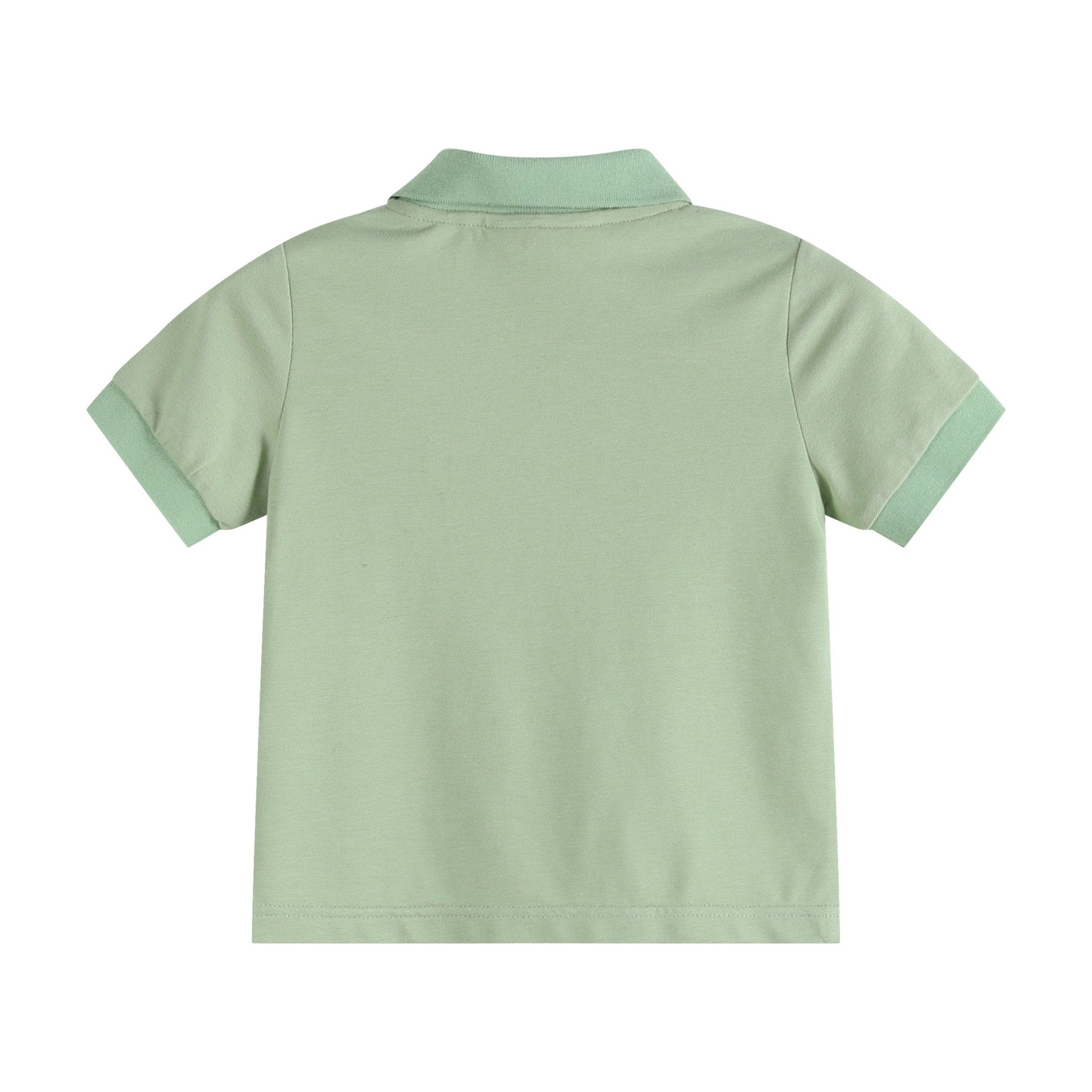 Green Tractor Golf Polo Shirt