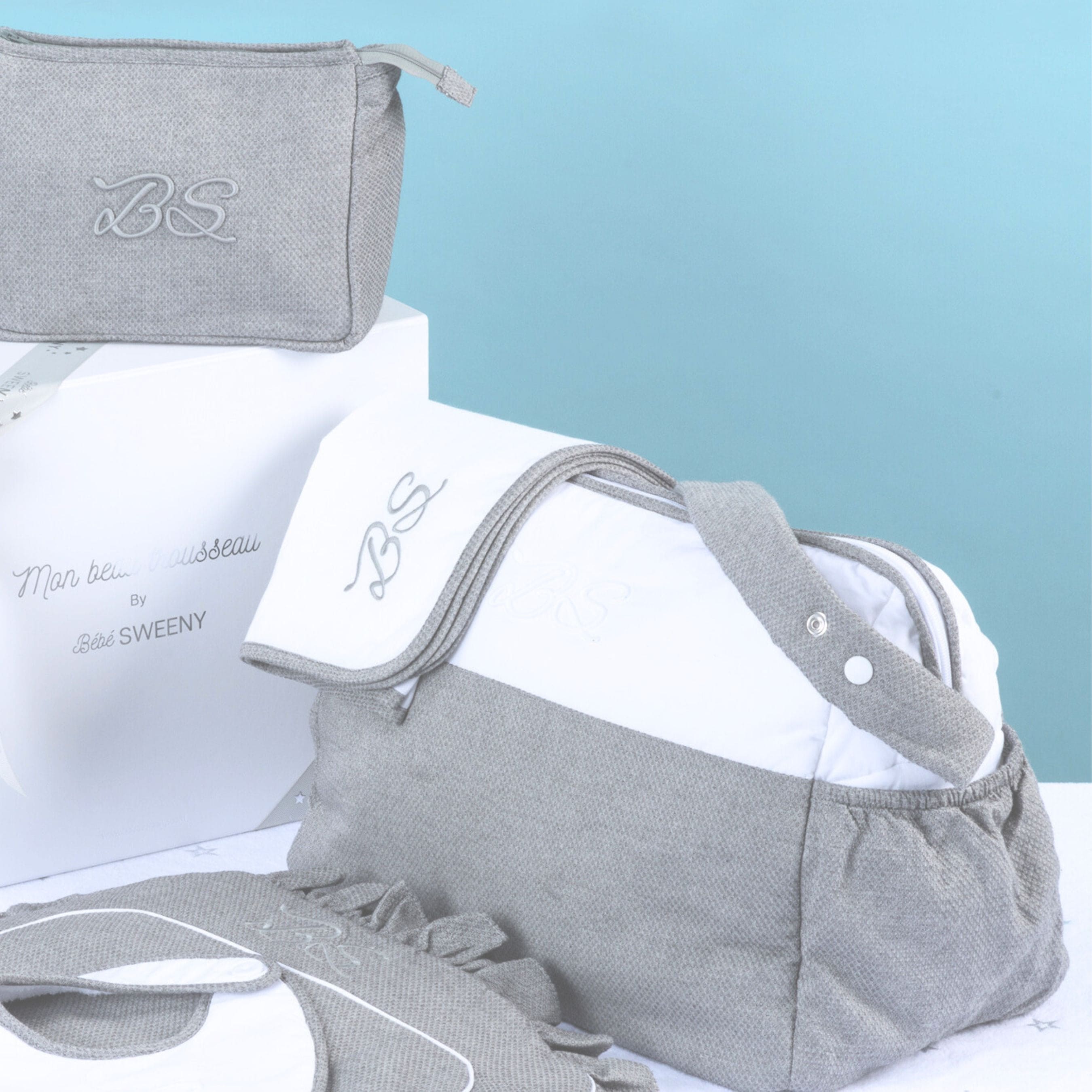 Mon Beau Trousseau | Grey Changing Bag