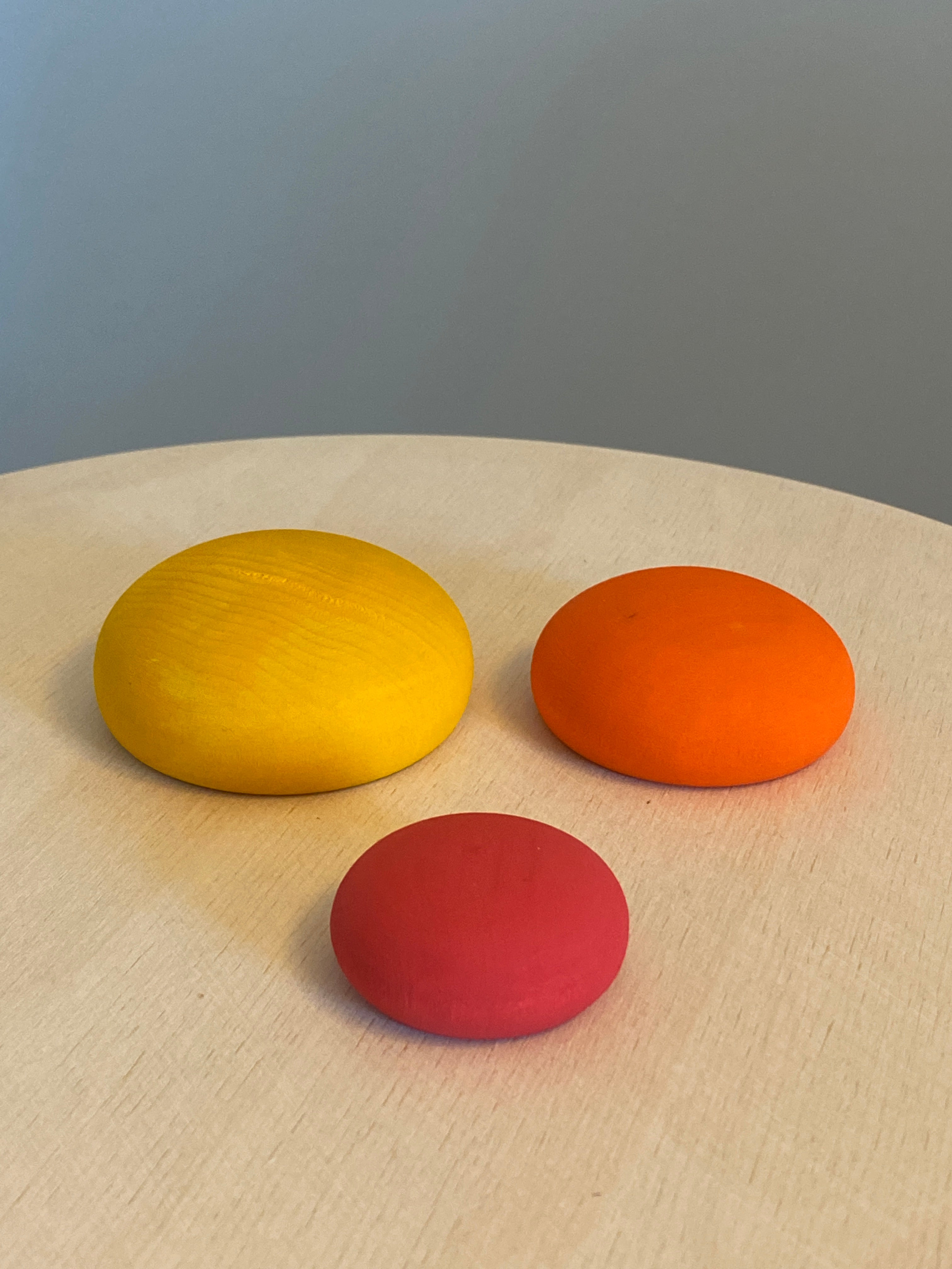 Wooden Stacking Pebbles