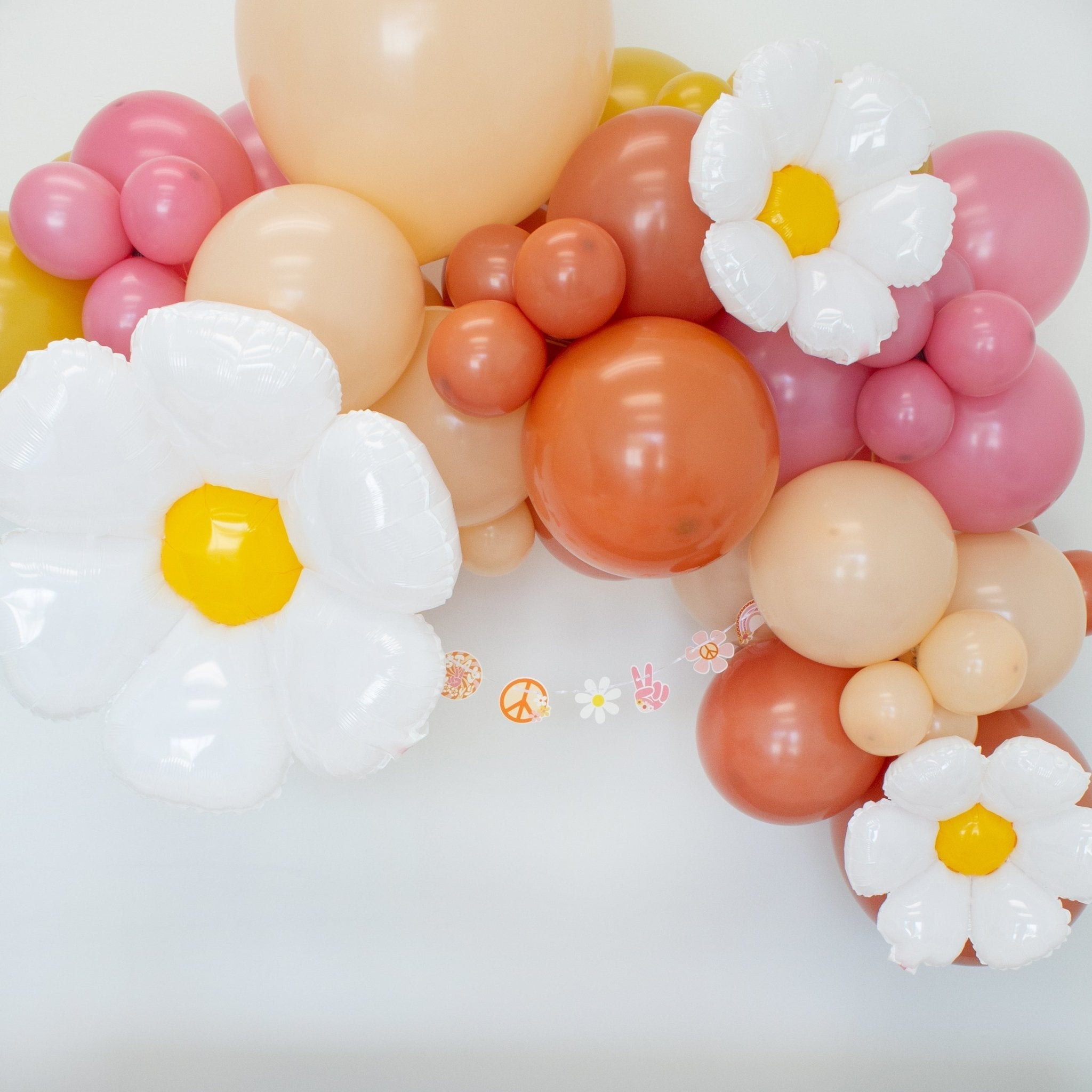 Groovy Balloon Garland Kit – Retro Party Decor