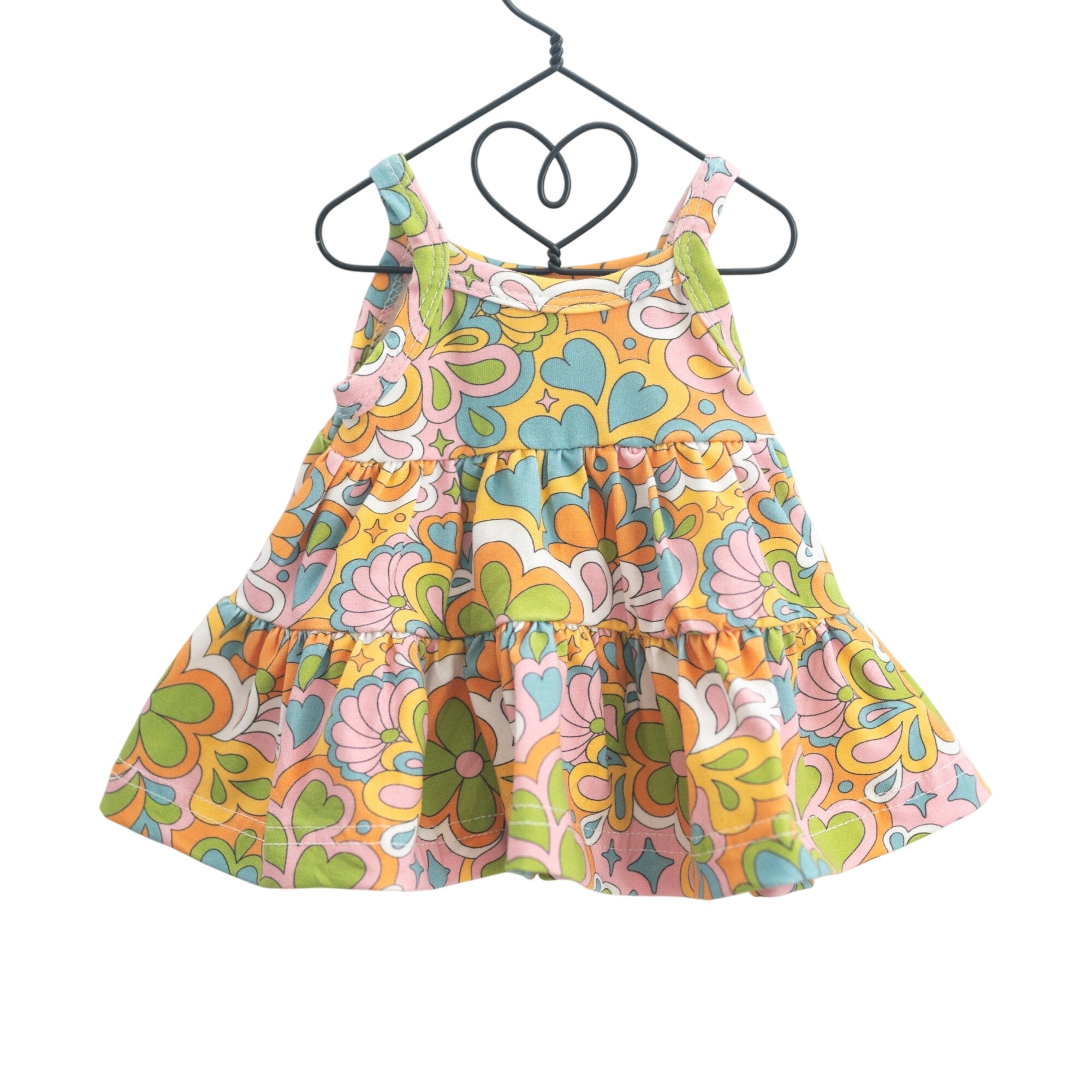Groovy Flower Power 18 Inch Doll Dress