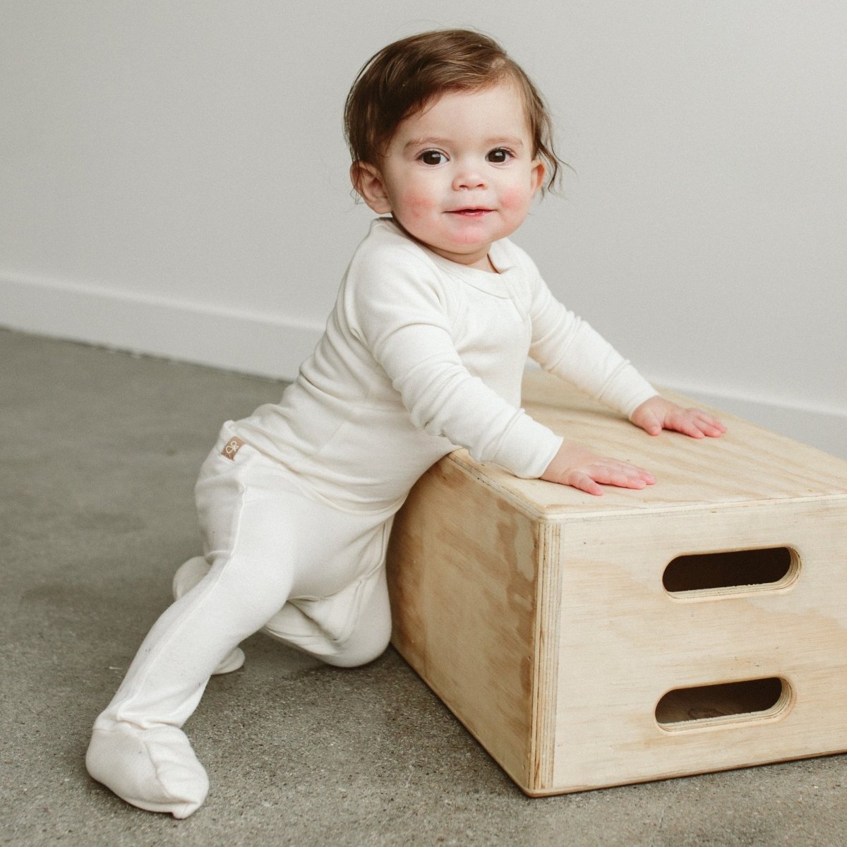 Grow With You Footie | Cloud