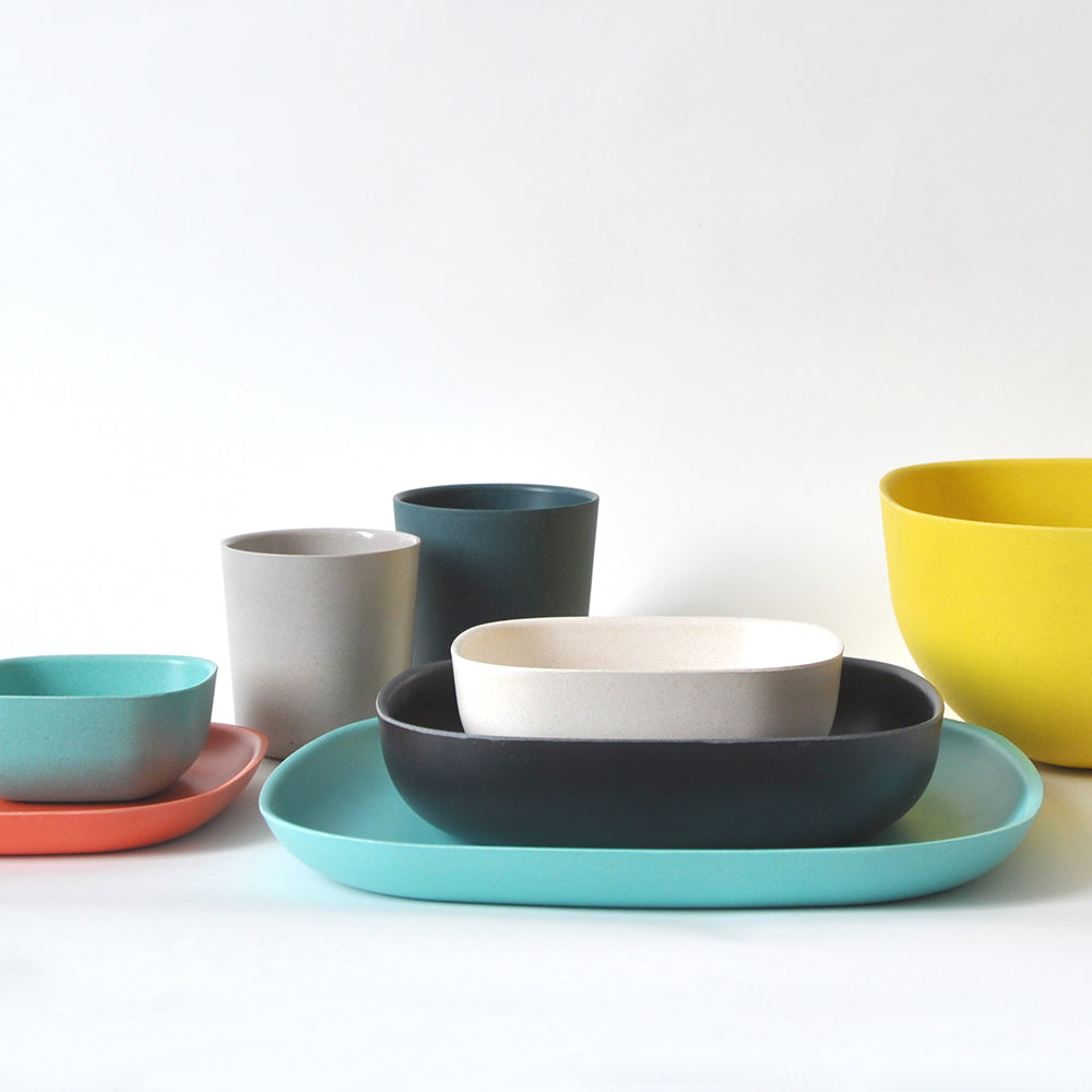 Bamboo Small Bowl - 4 Piece Set - Lagoon