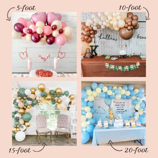 Pastel Pink & Black Halloween Balloon Garland Kit