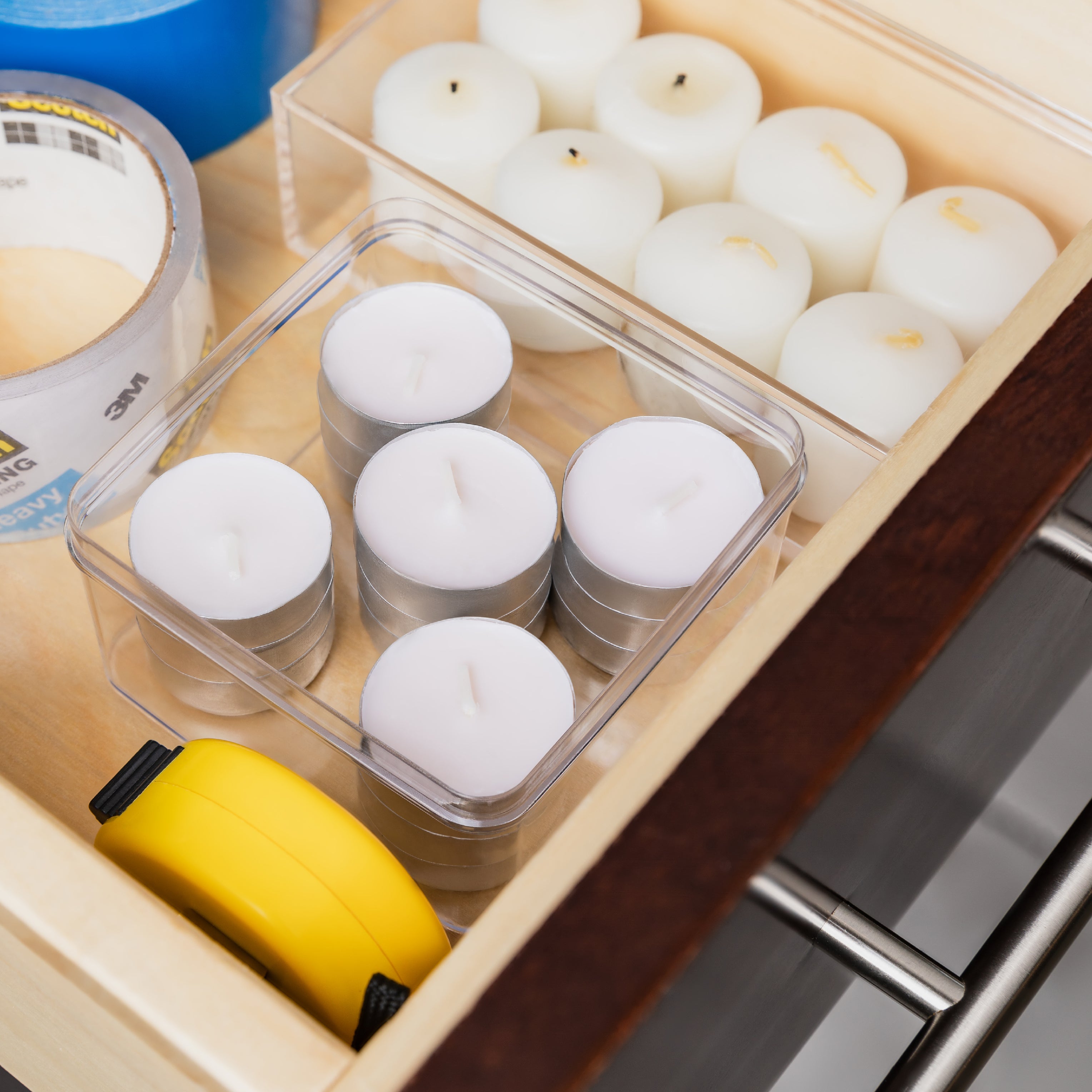 Clear Acrylic Boxes 4.25"x4.25"x2.25" 8 Pack