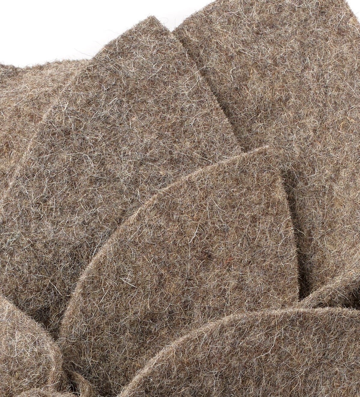 Hand Felted Wool Pillow - 3d Flower Gray Gray – 20"