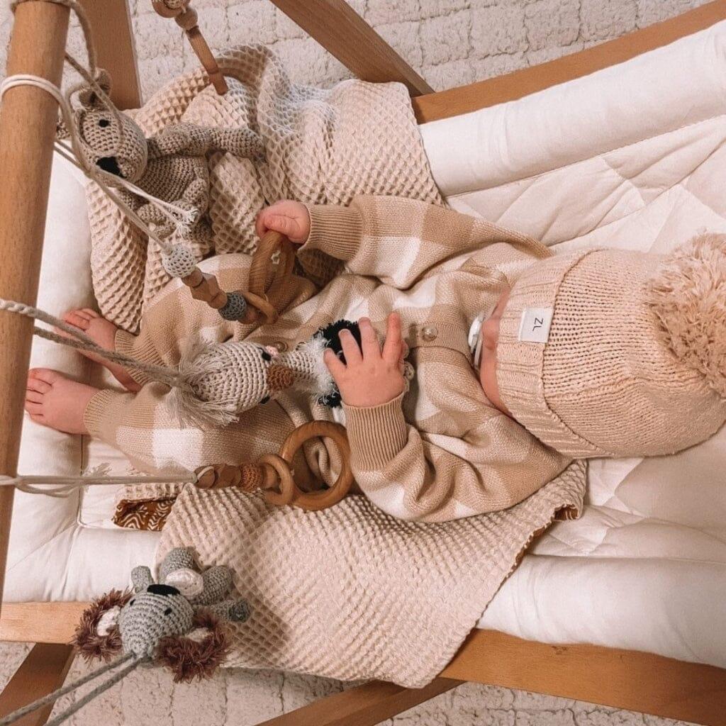 Handmade Crochet Toys For Baby Gym | Australian Friends