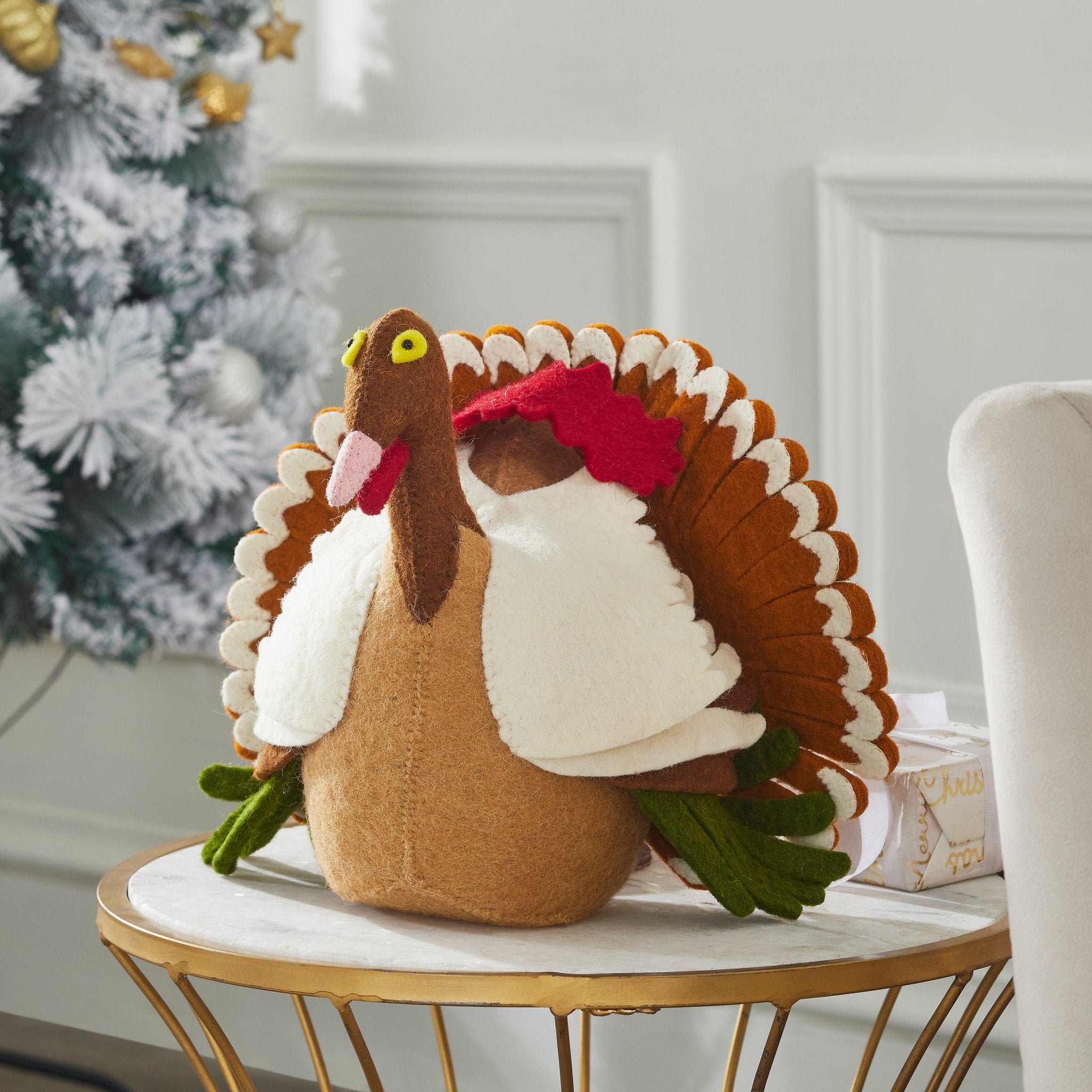 Handmade Decorative Turkey Hand Felted Wool