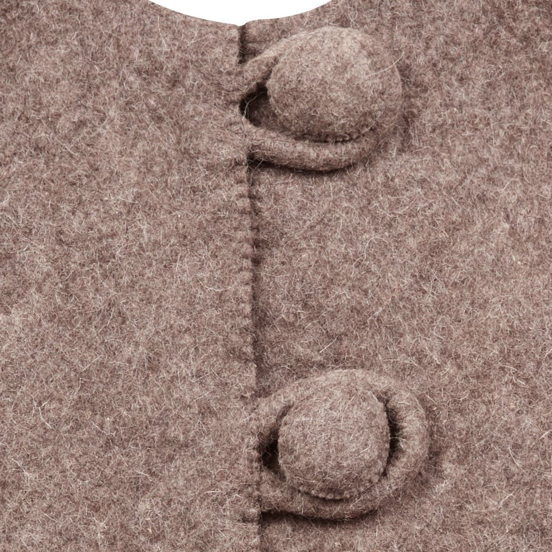 Handmade Felt Scandinavian Design Gray Christmas Tree Skirt 60"