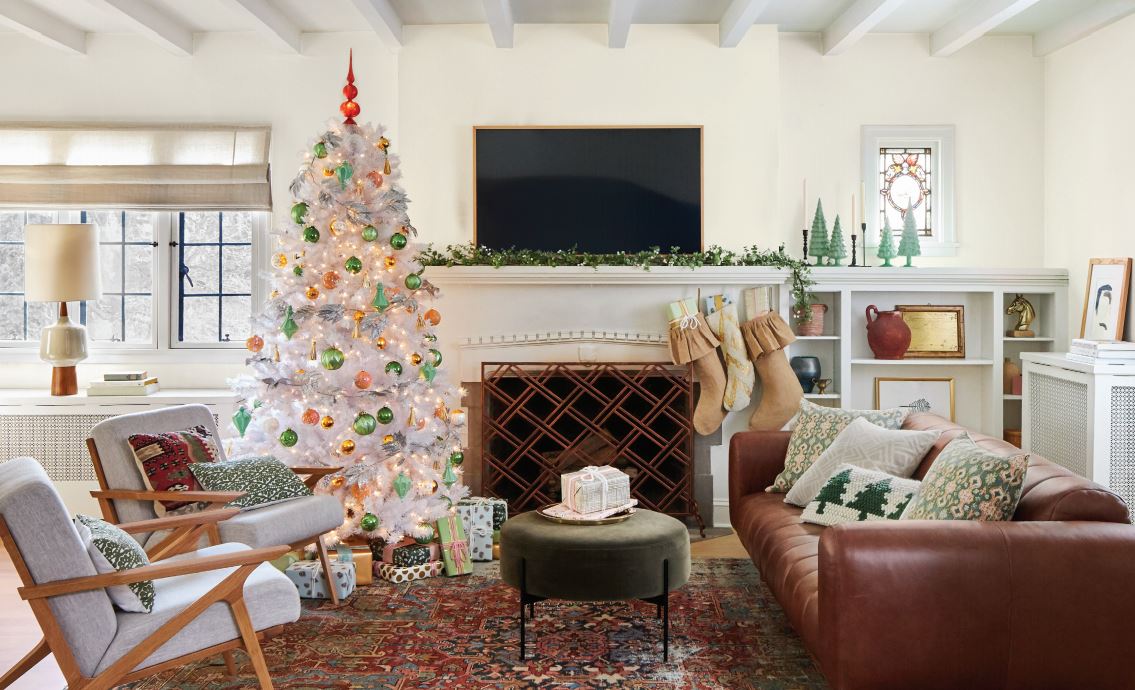 Handmade Jute Christmas Stocking - Ruffle Cuff Arcadia Home