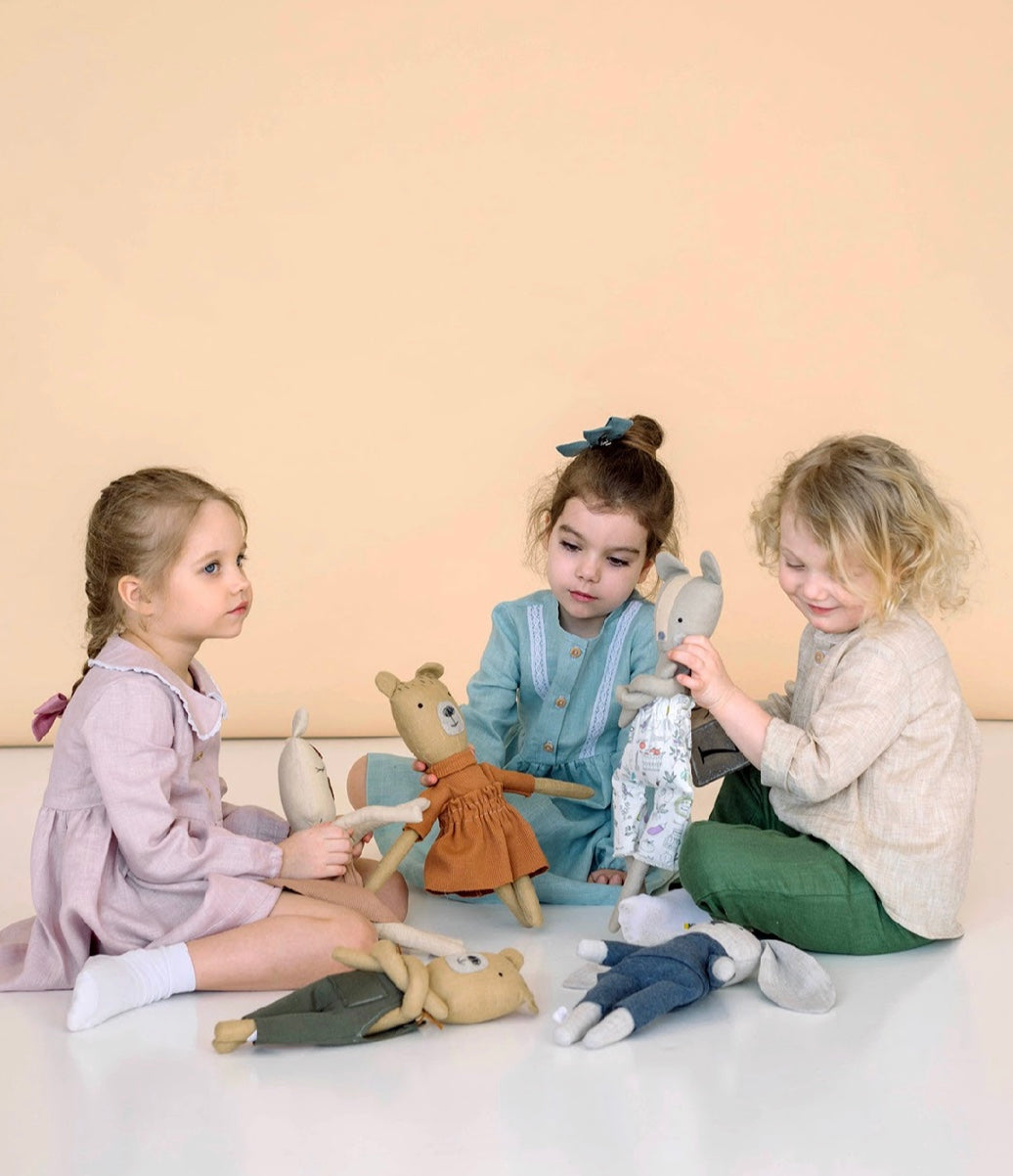 Handmade Stuffed Bear Toy