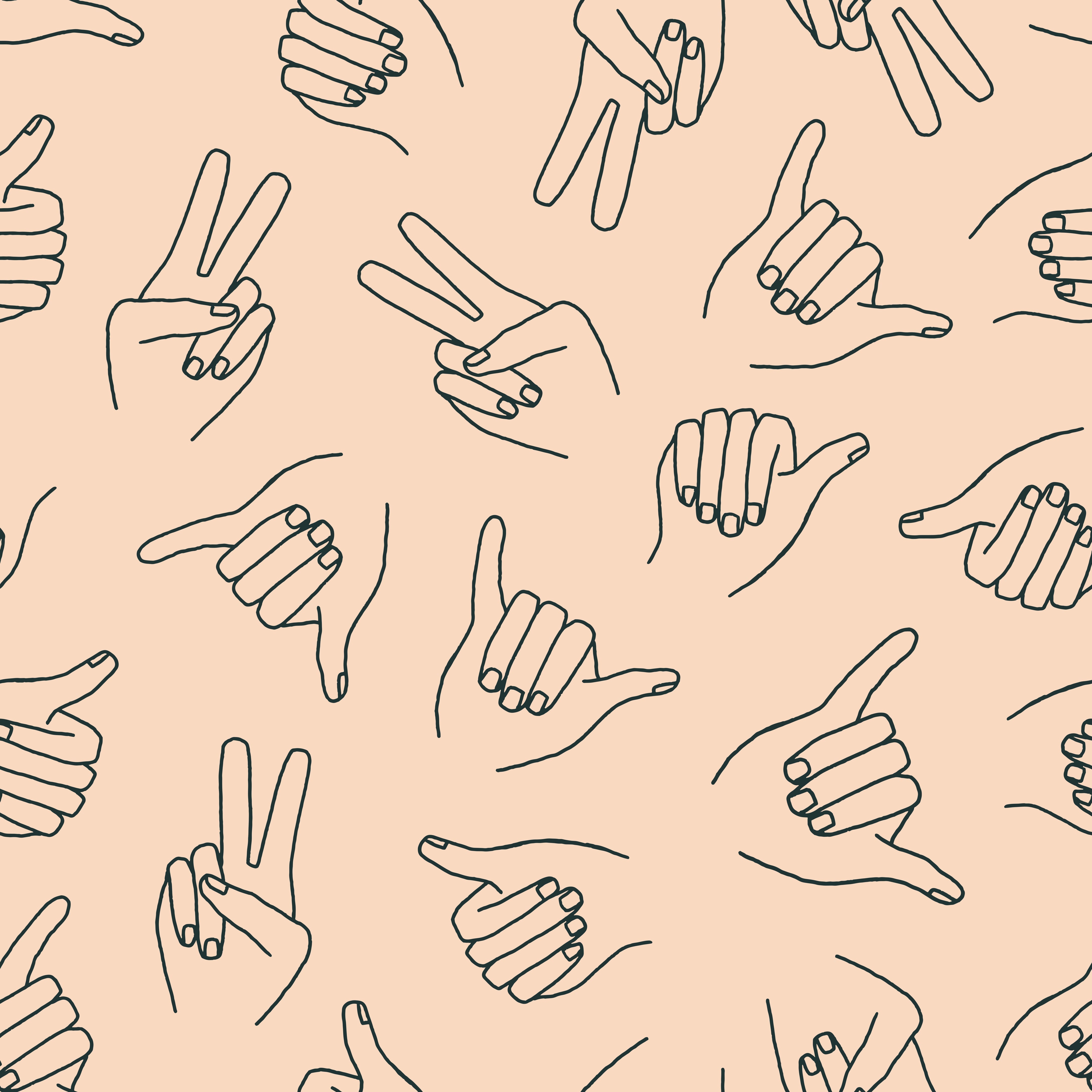 Hang Loose Wallpaper By Kmbo Designs