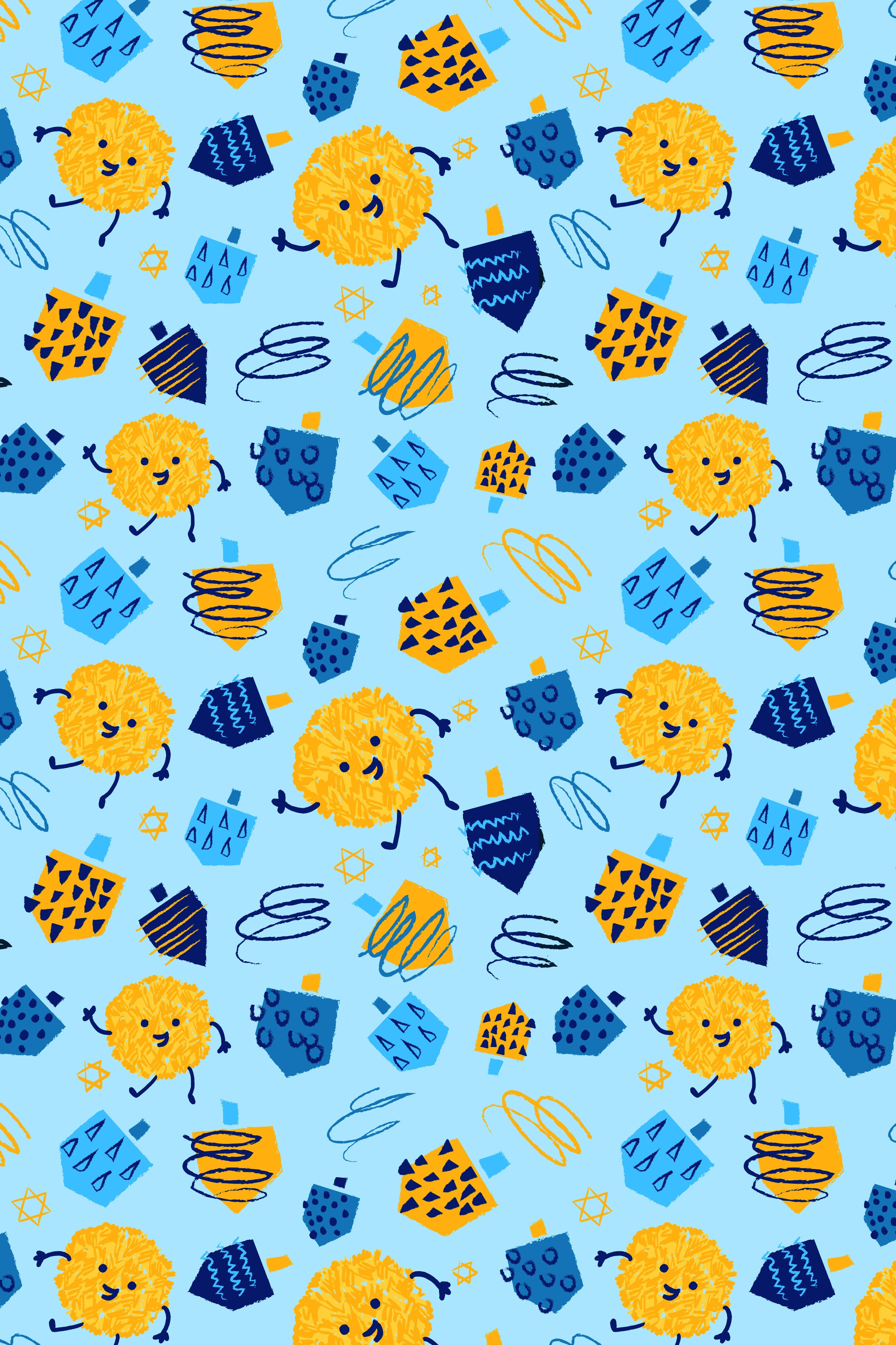 Soft & Stretchy Zipper Footie - Dreidels