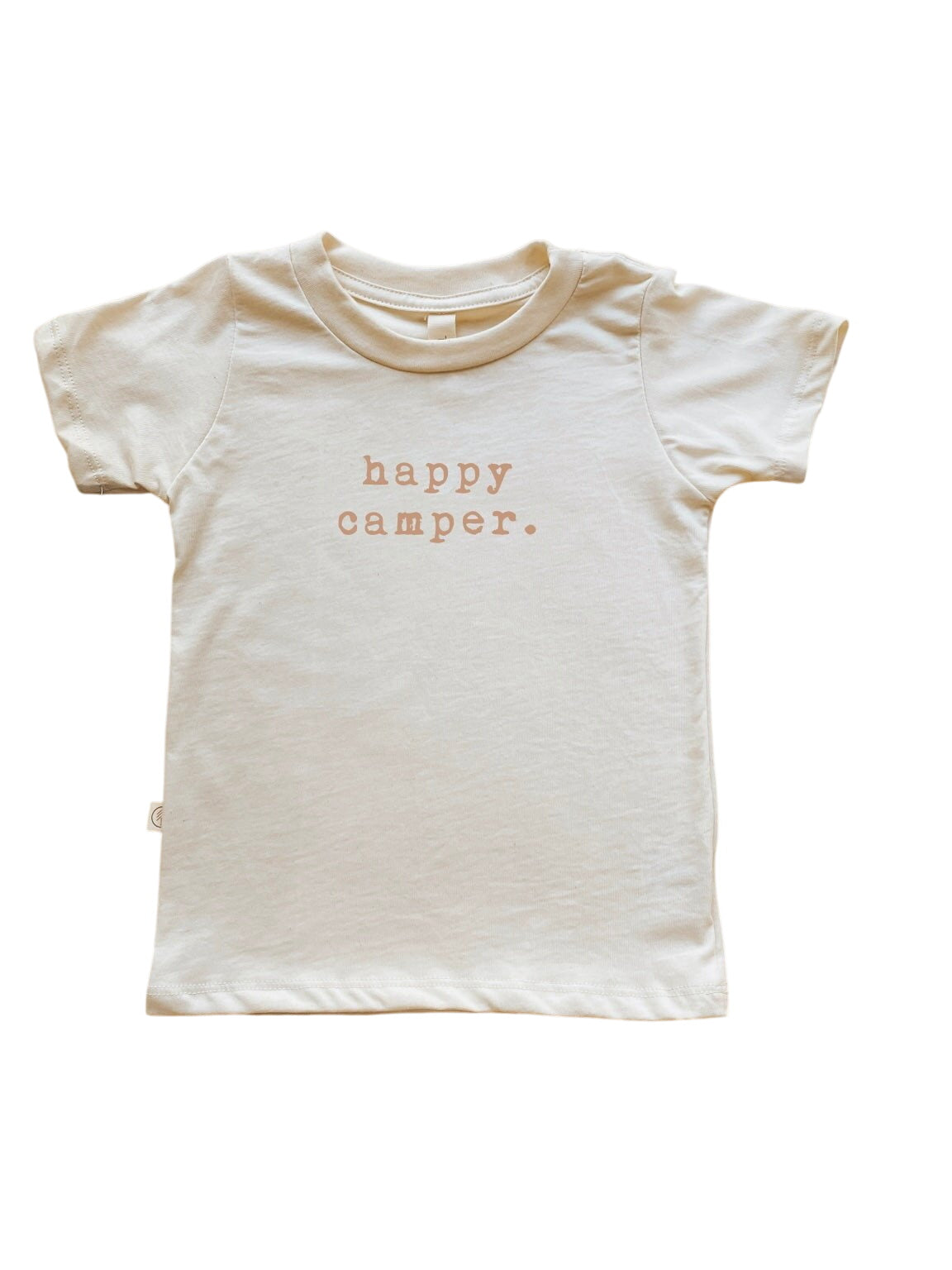 Happy Camper Clay Organic Cotton Short Sleeve Toddler T-shirt