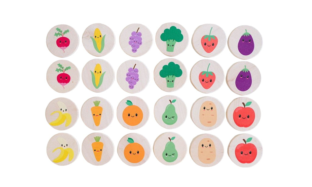 Happy Farmer's Market Matching Tiles