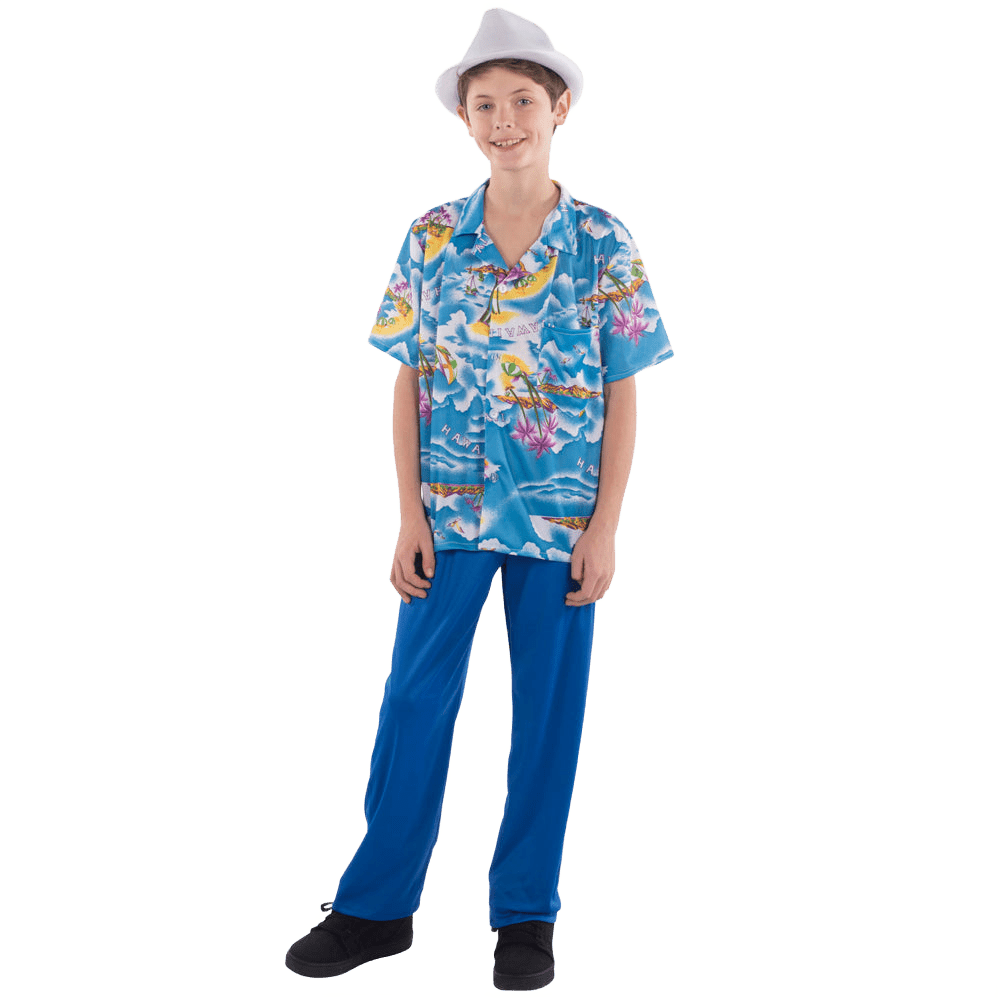 Hawaiian Shirt And Pants Set - Kids