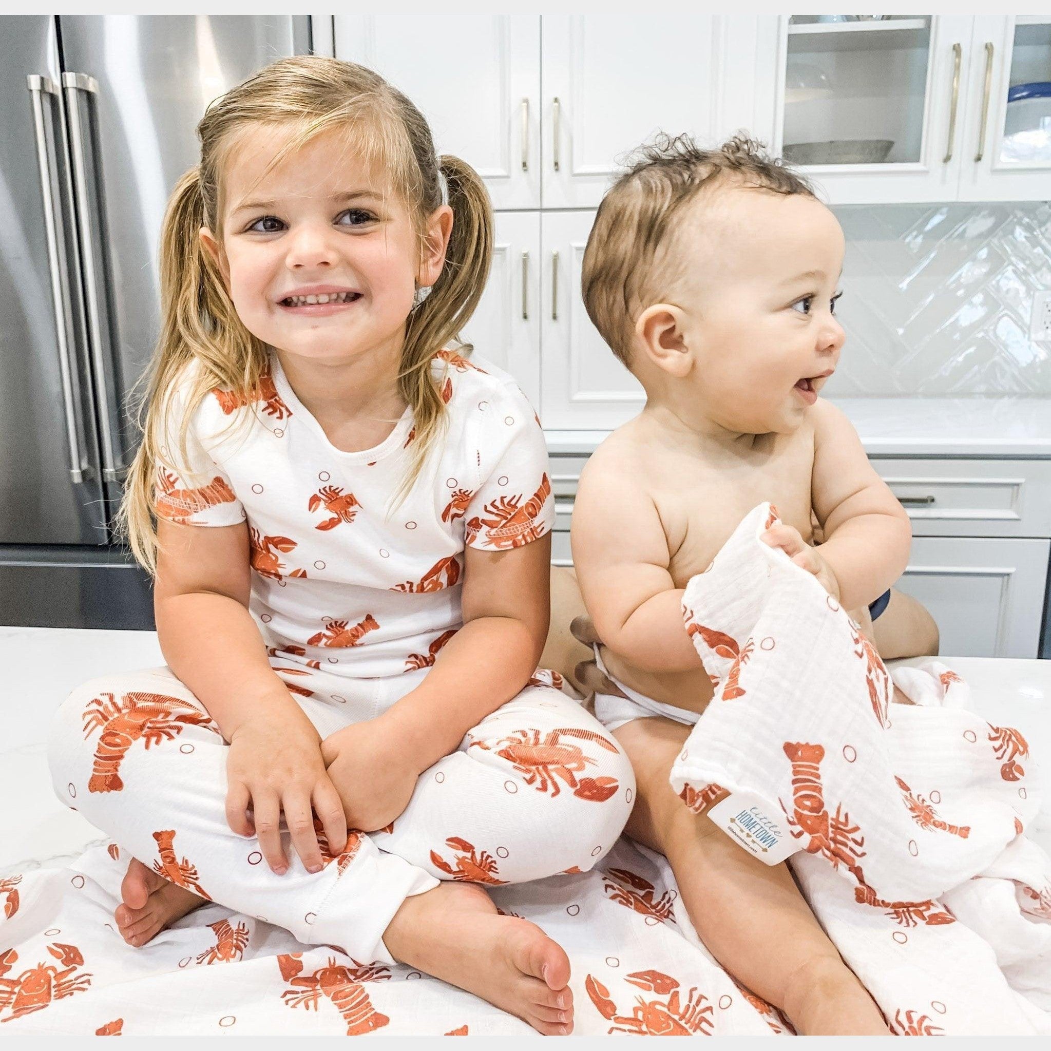 Heads Or Tails Lobster Crawfish Pajamas