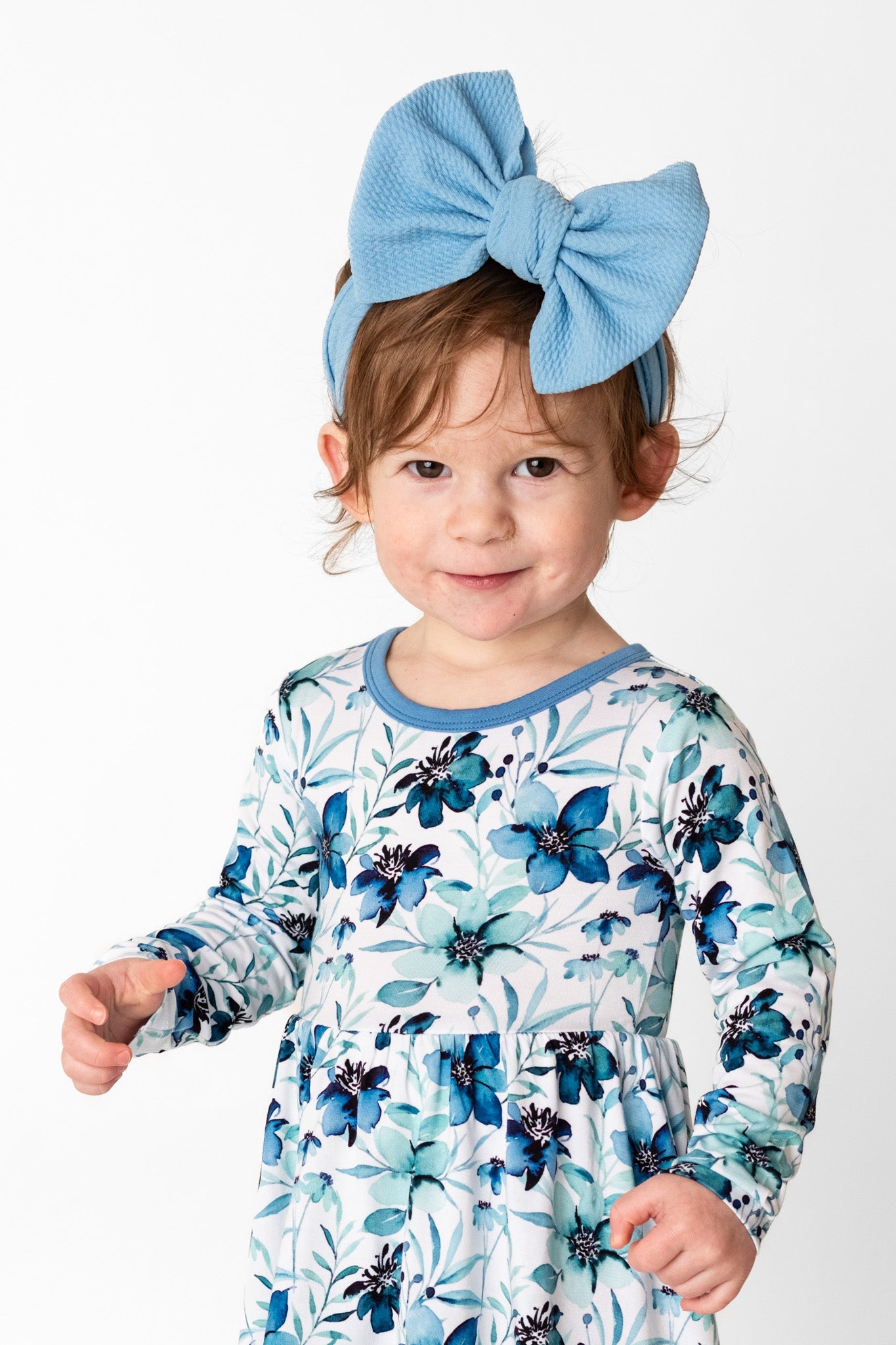 Steel Blue | Headwrap Bow