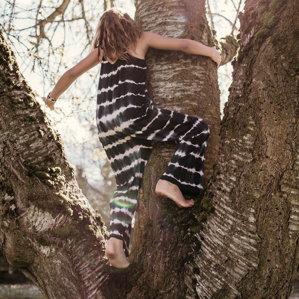 Hema Charcoal Tie Dye Jumpsuit