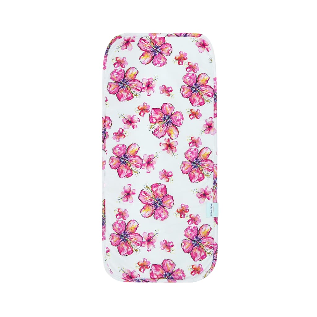 Hibiscus Kiss Burp Cloth