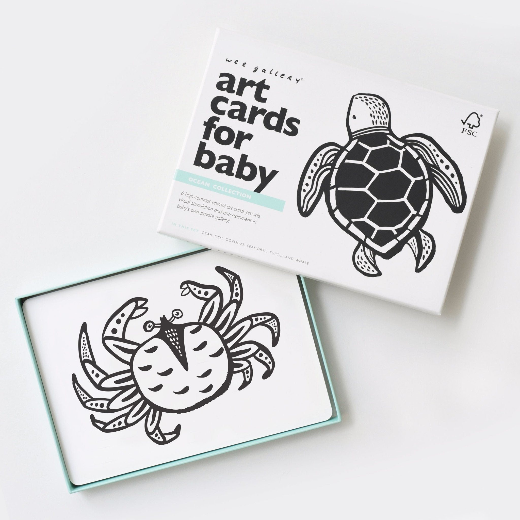 Art Cards For Baby - Ocean Collection