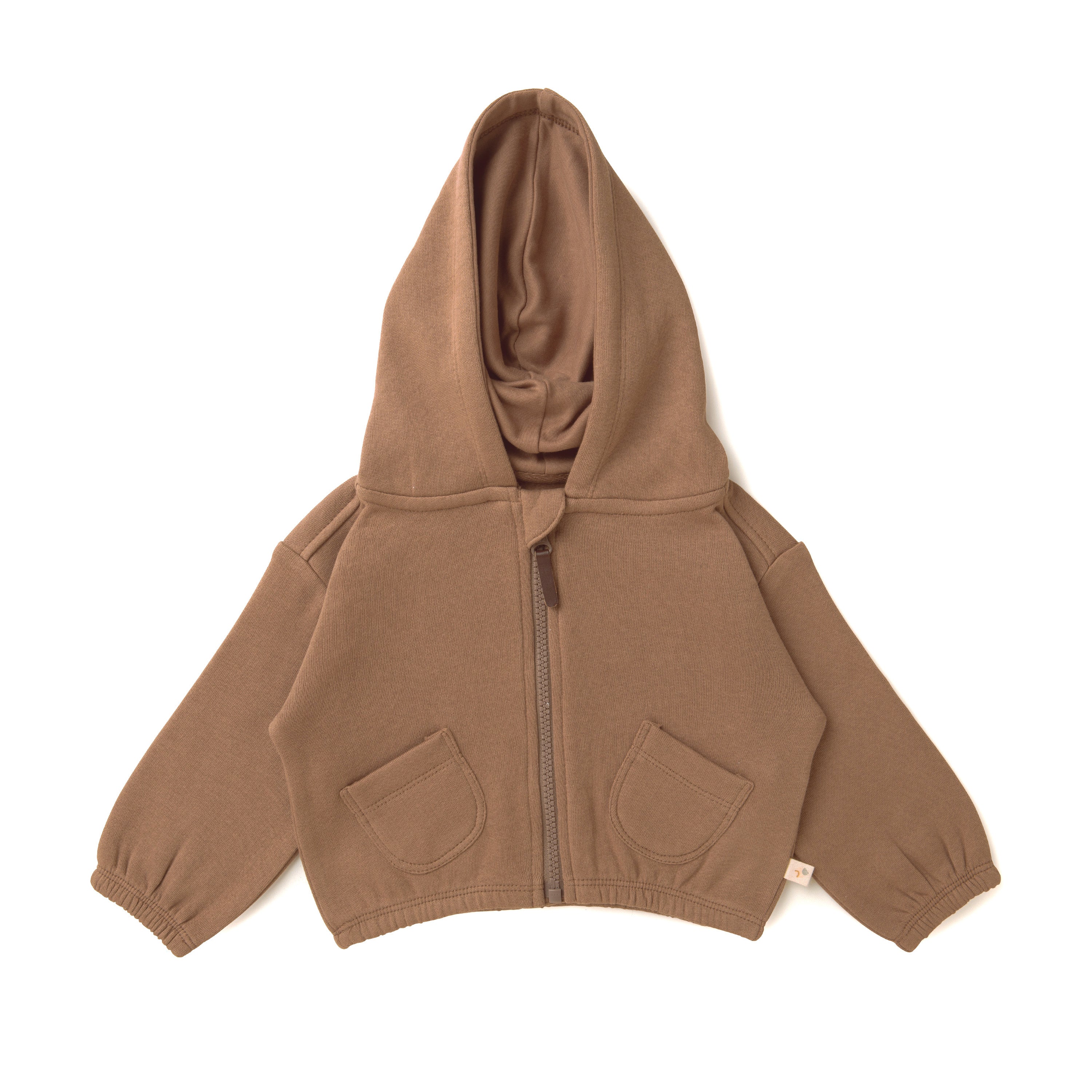 Organic Hooded Jacket - Cocoa