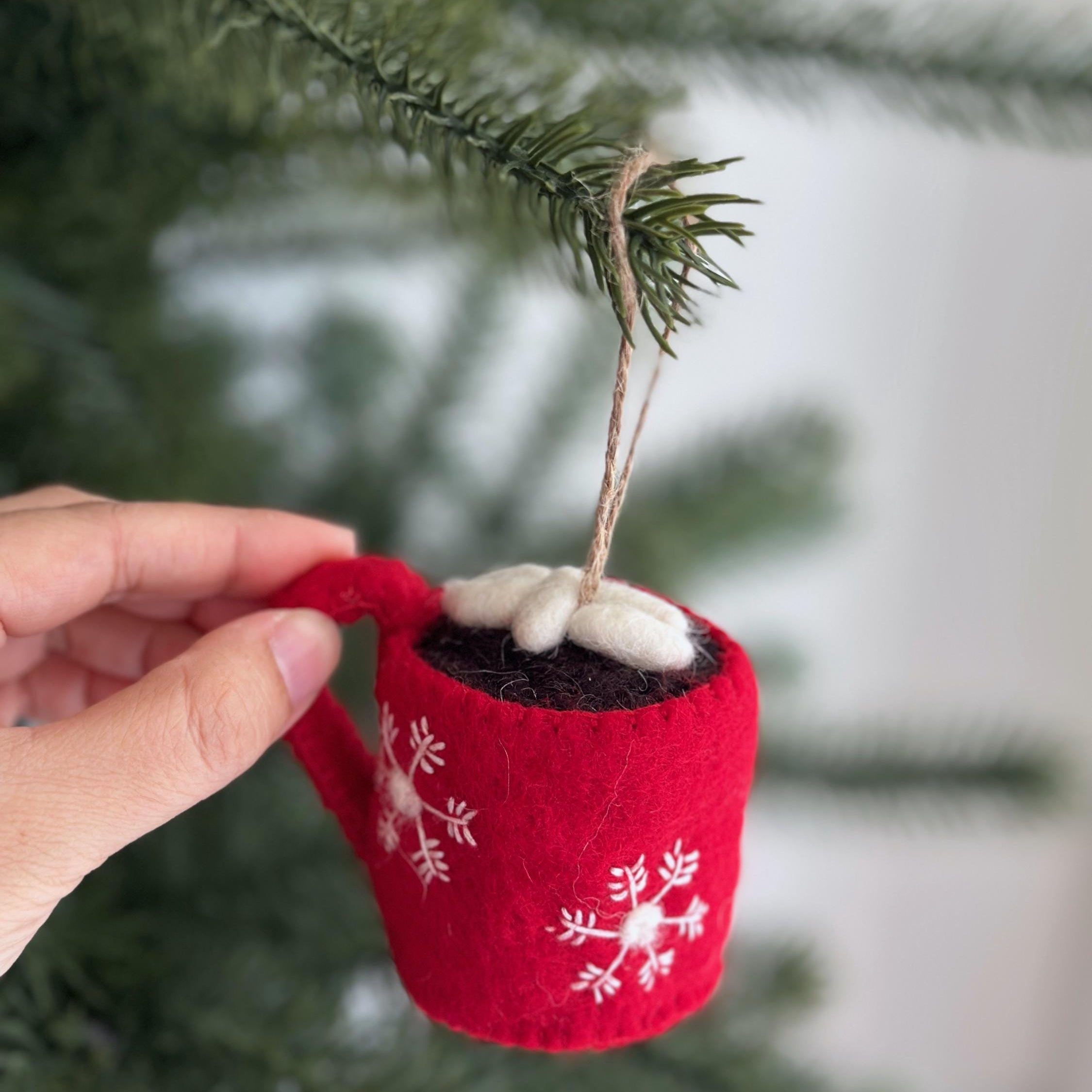 Hot Cocoa With Marshmallow Ornament