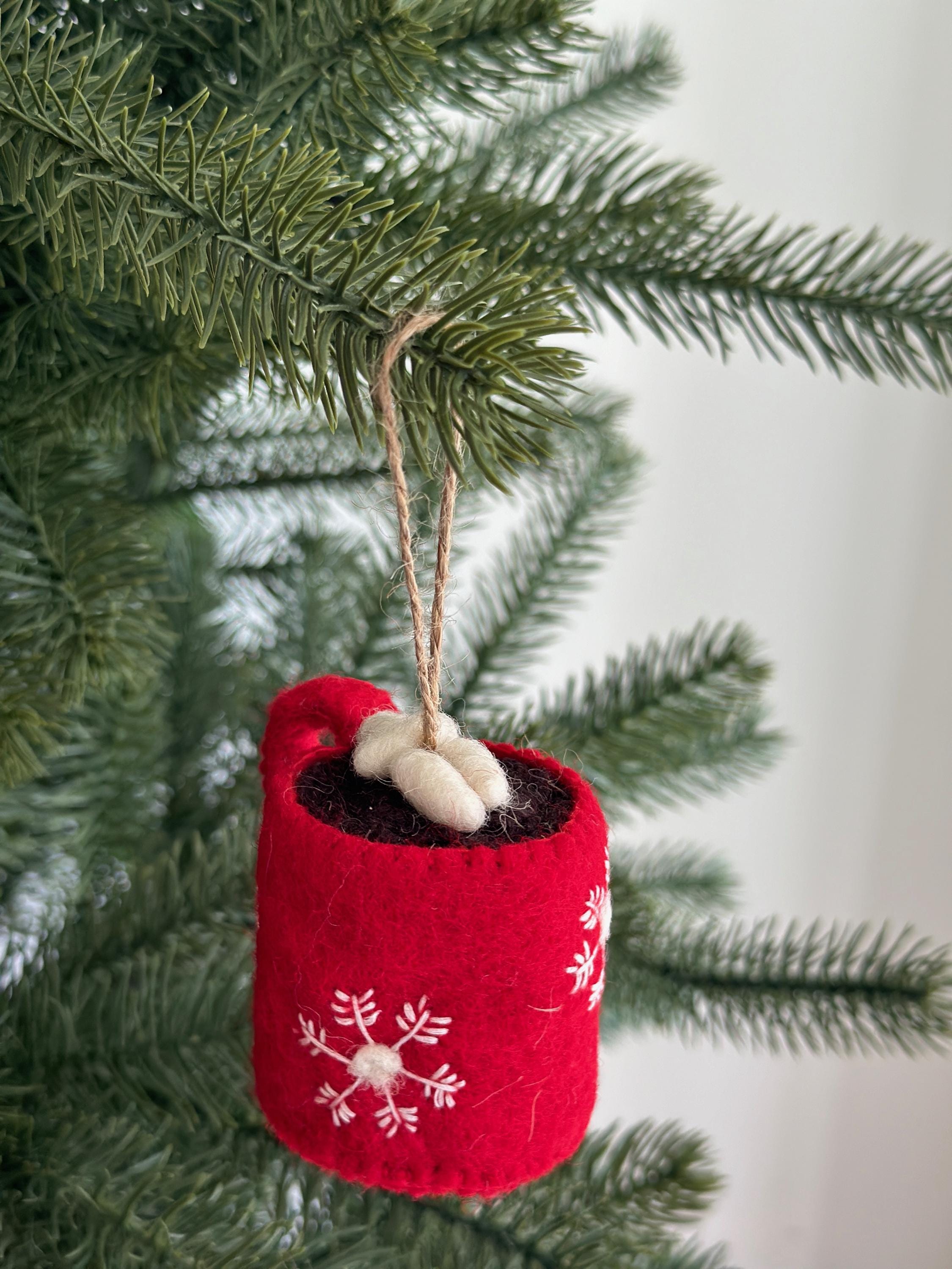 Hot Cocoa With Marshmallow Ornament