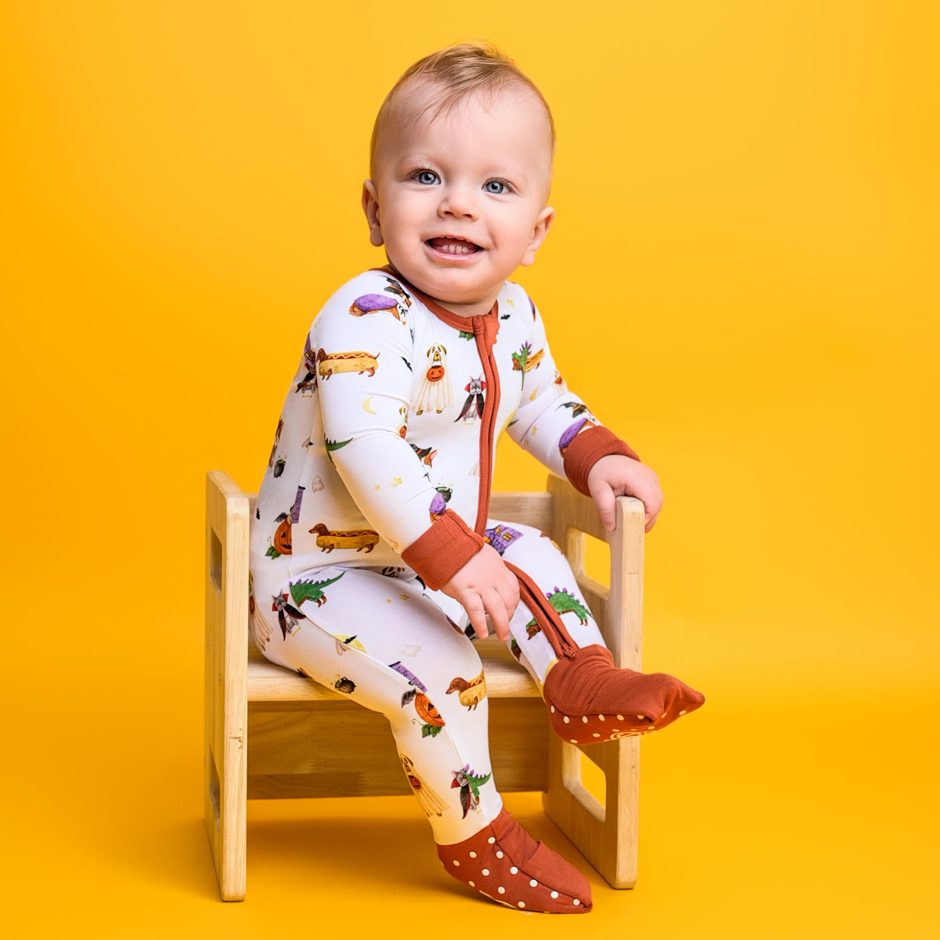 Howl-o-ween (dog) Romper