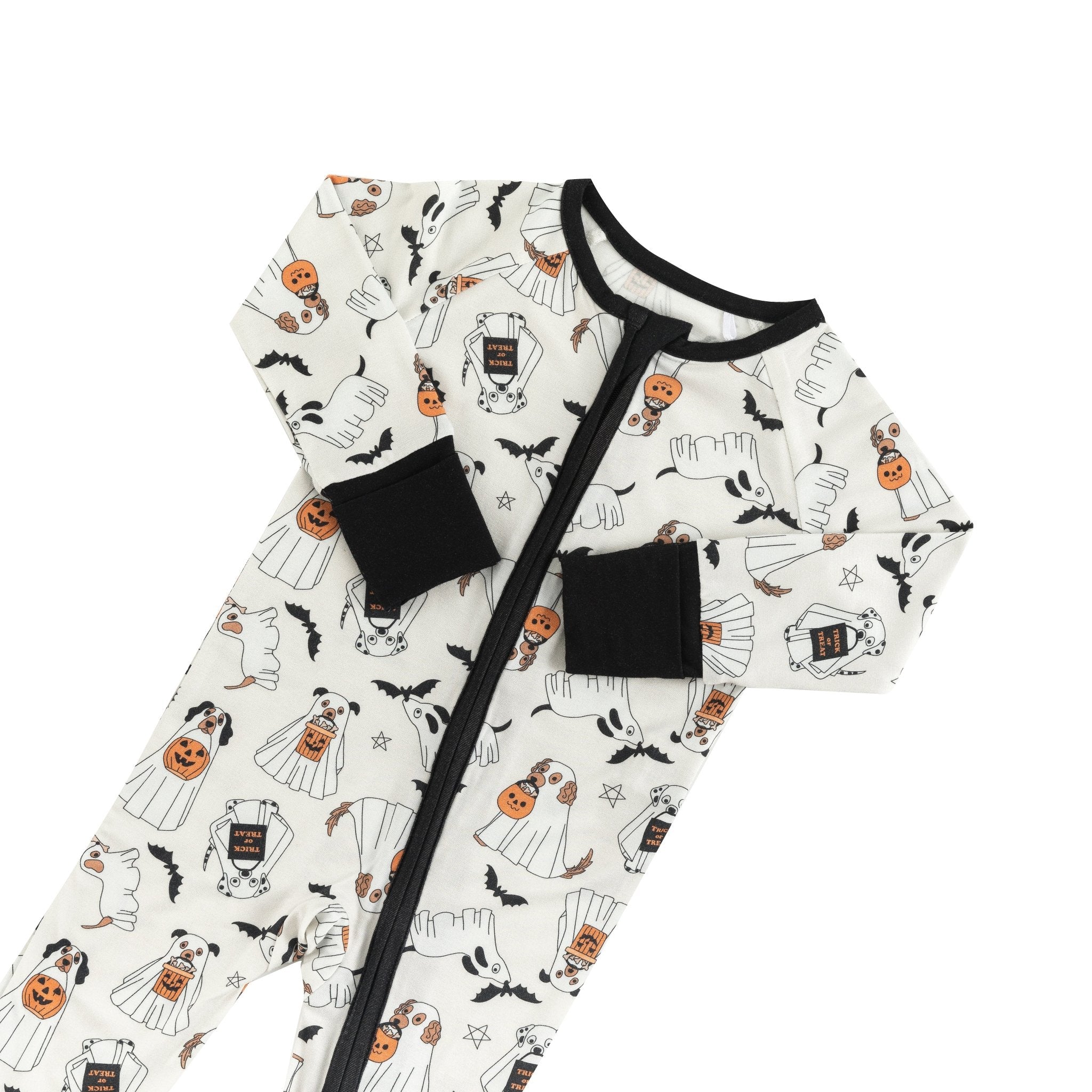 Howl-o-ween Pups (convertible Zip Footies)