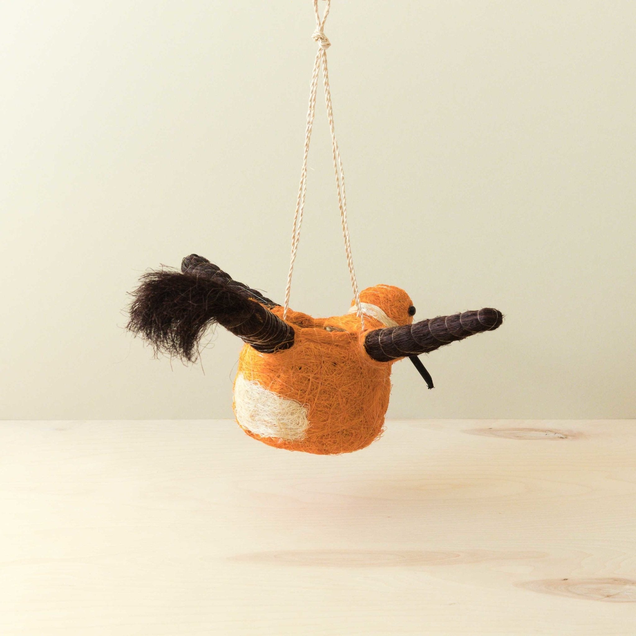 Hummingbird Planter - Coco Coir | Likha X Gilded Frond Clay + Textiles