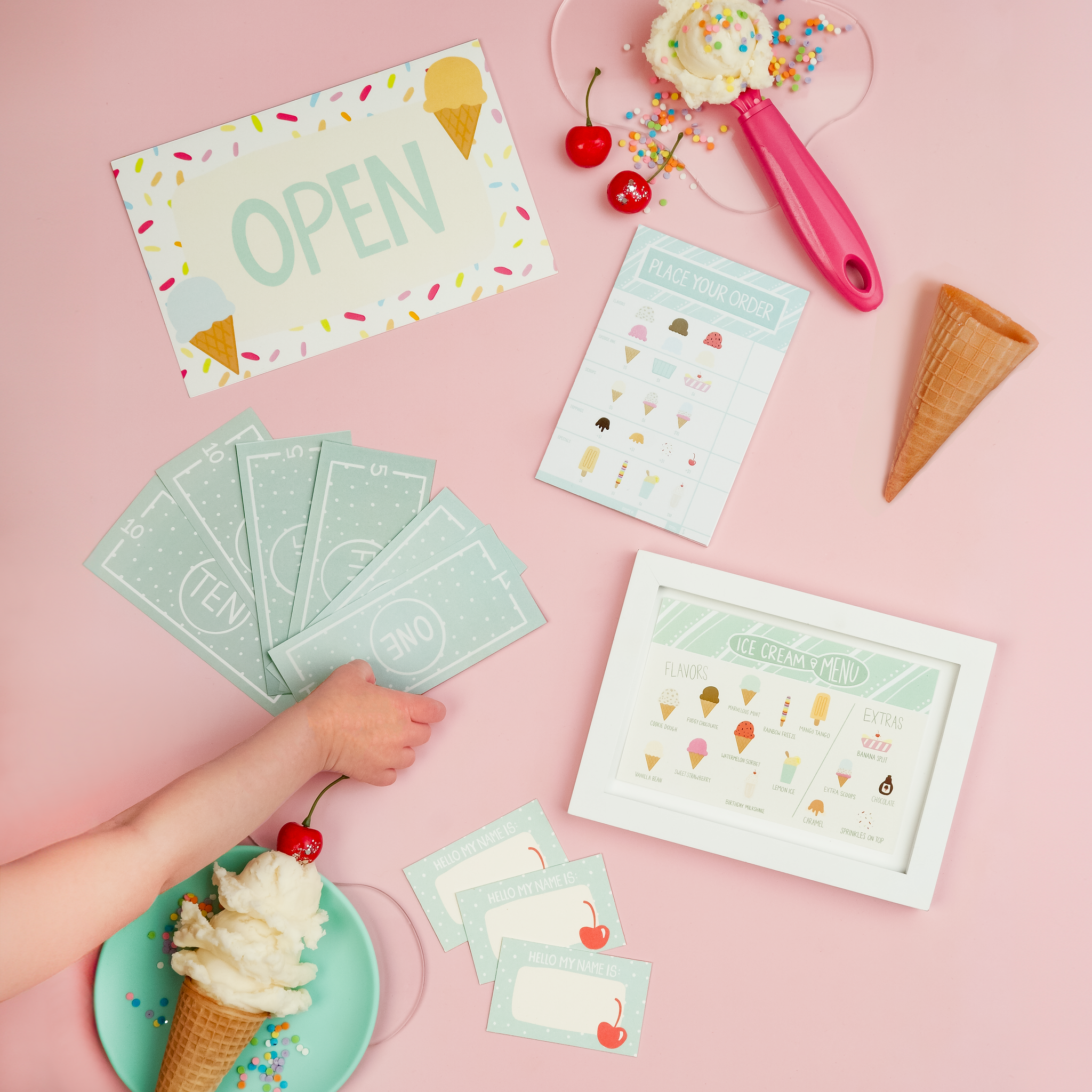 Ice Cream Shop Activity Set