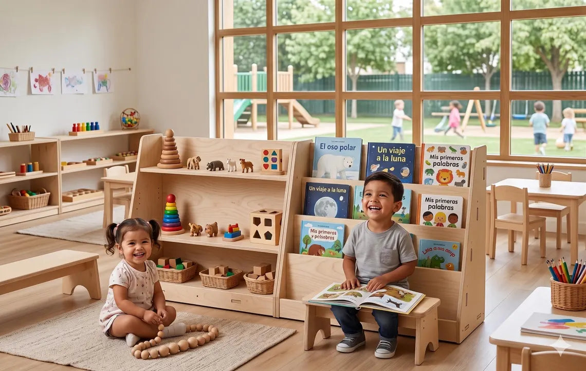 Jenn- Montessori Front Facing Bookshelf
