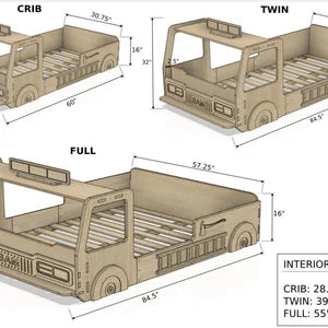 5 Alarm- Fire Engine Floor Bed