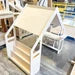 Wally- Playhouse Inspired Bookshelf + Toy Shelf