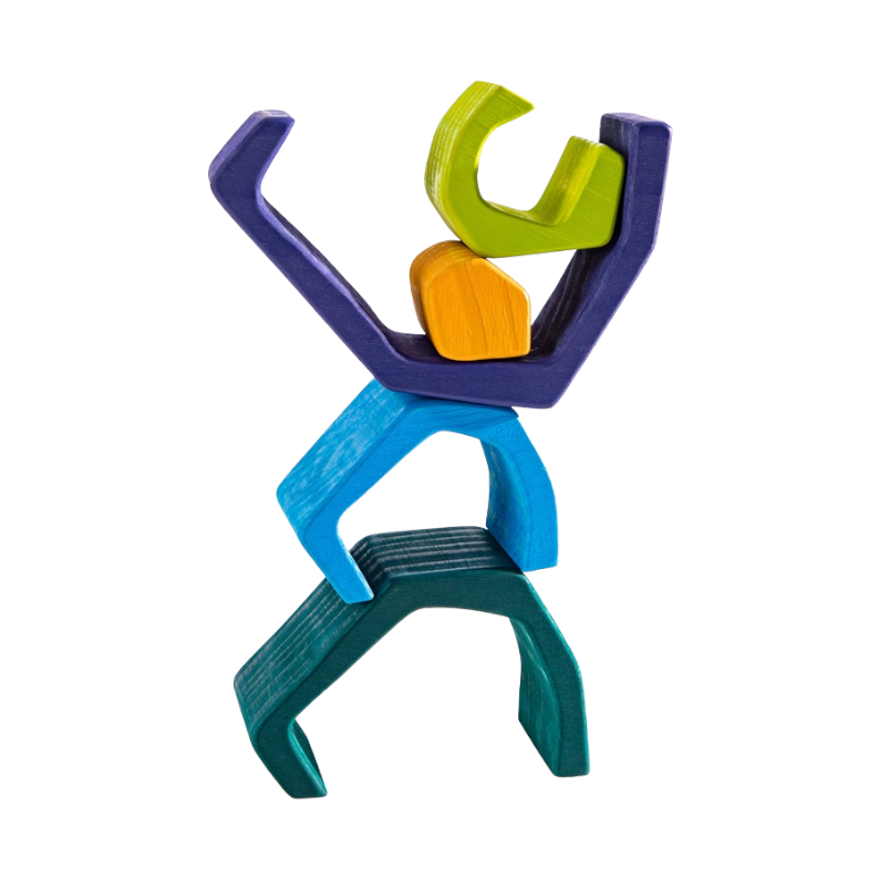 5 Pcs stone Caves Stacking Blocks