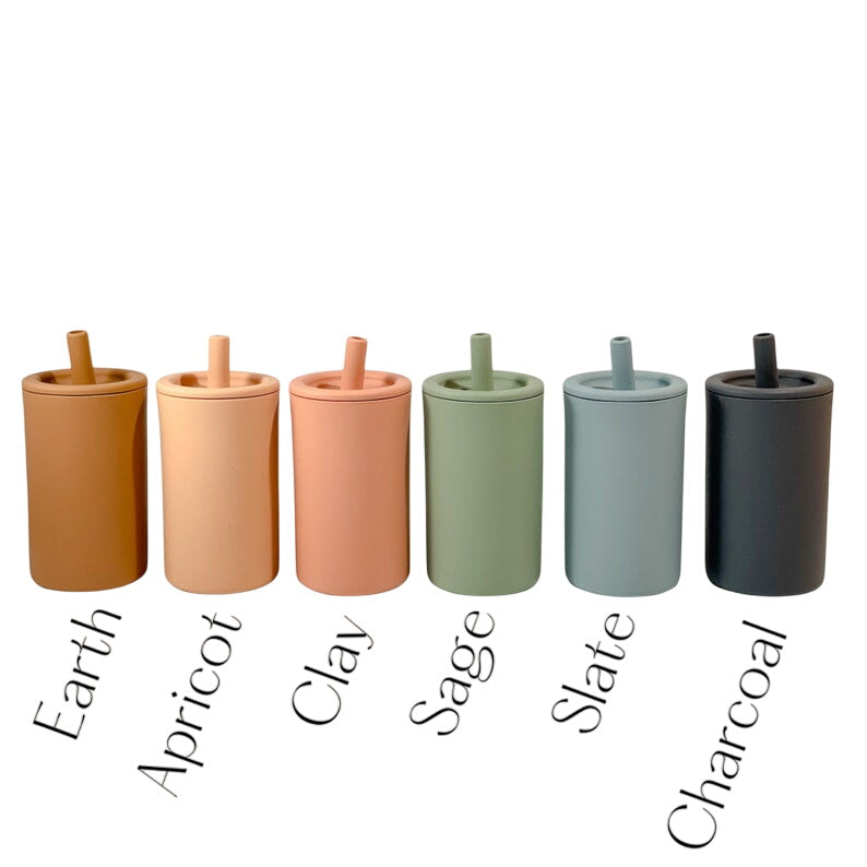 Silicone Straw Cup For Babies & Toddlers - More Colors