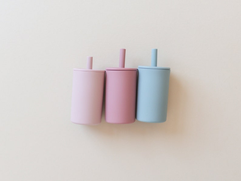 Silicone Straw Cup For Babies & Toddlers - More Colors