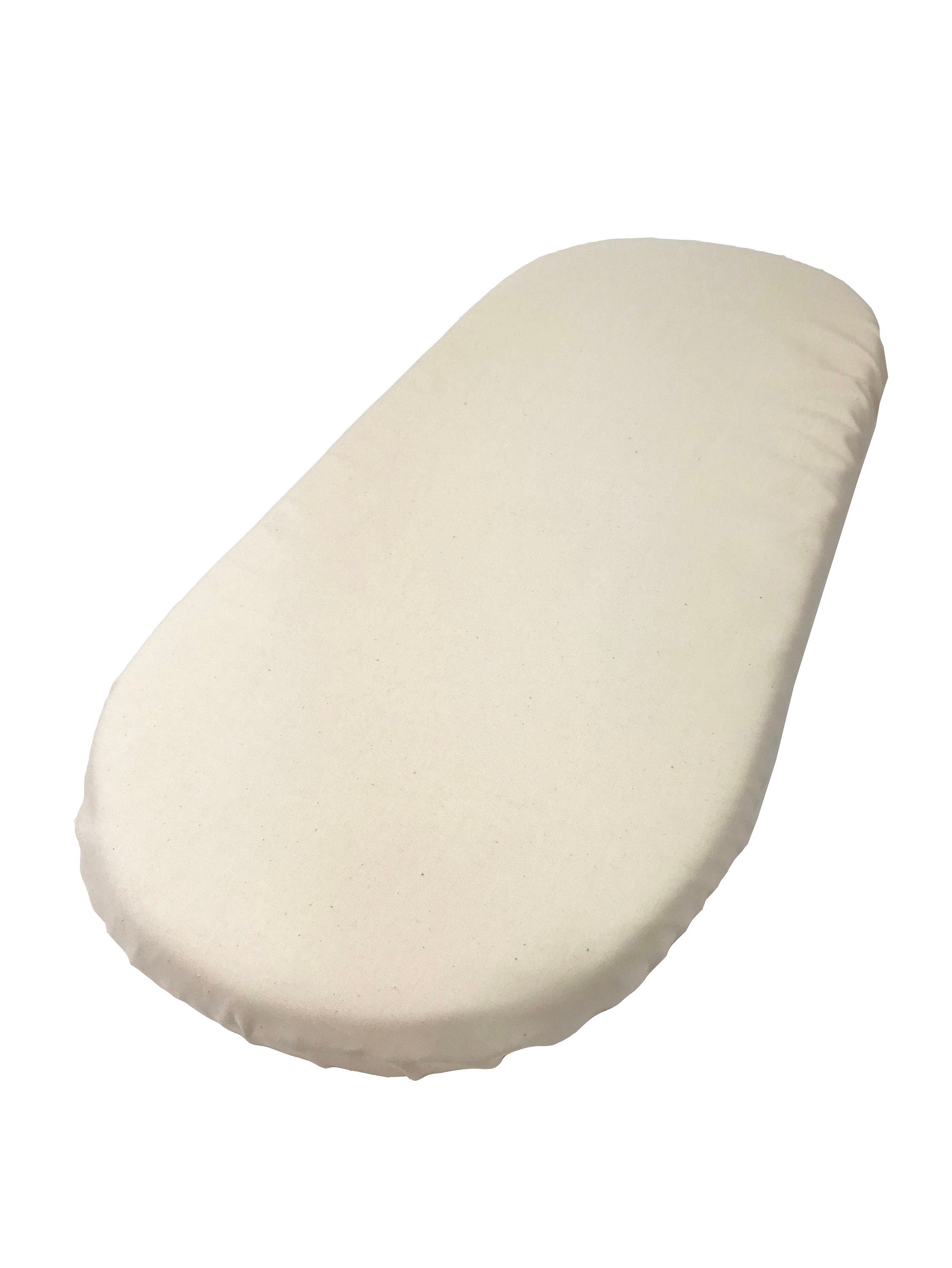 Set Of Two - Natural Ivory Organic Cotton - Custom Made Fitted Sheet