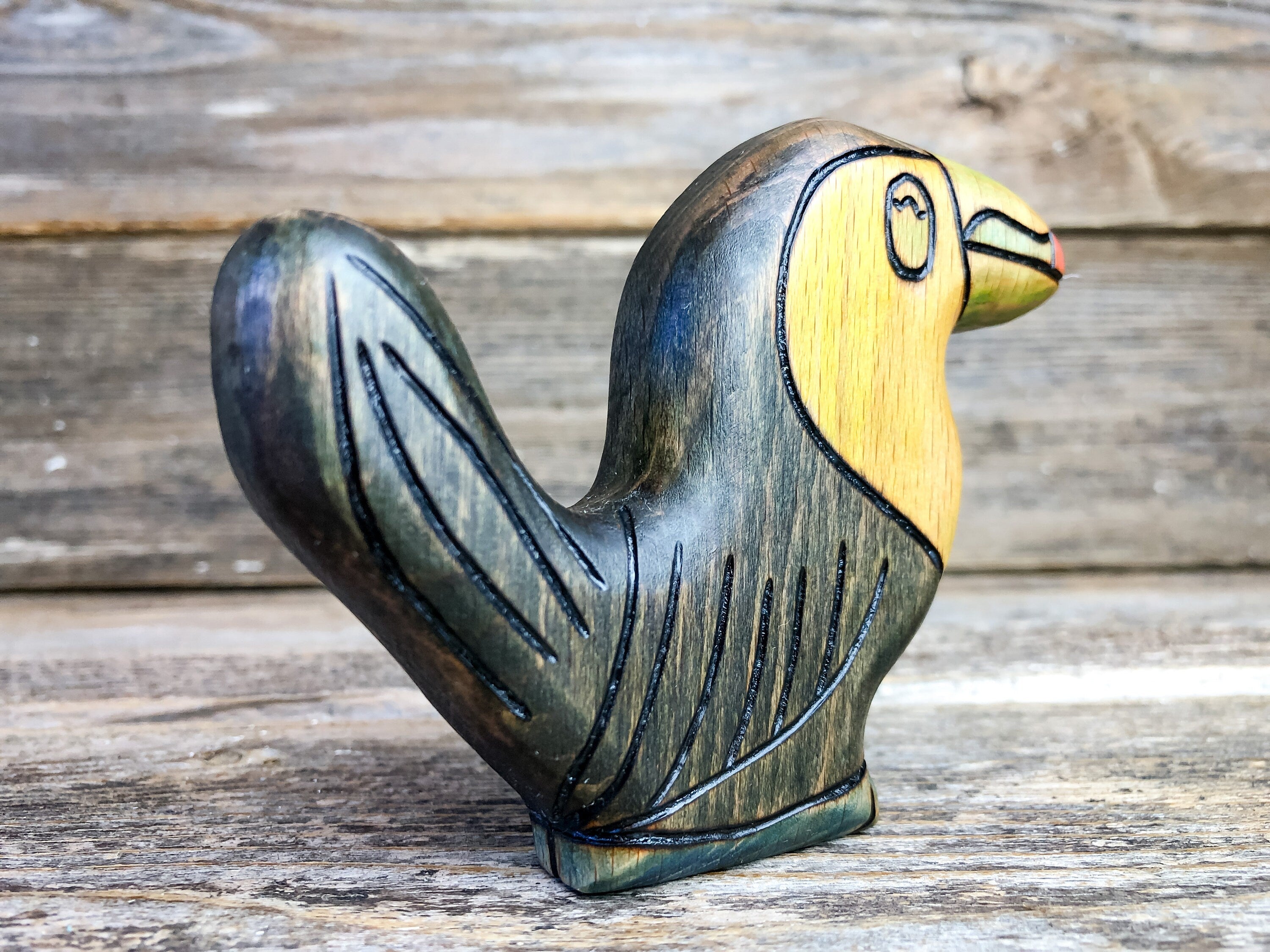 Wooden Toucan Toy