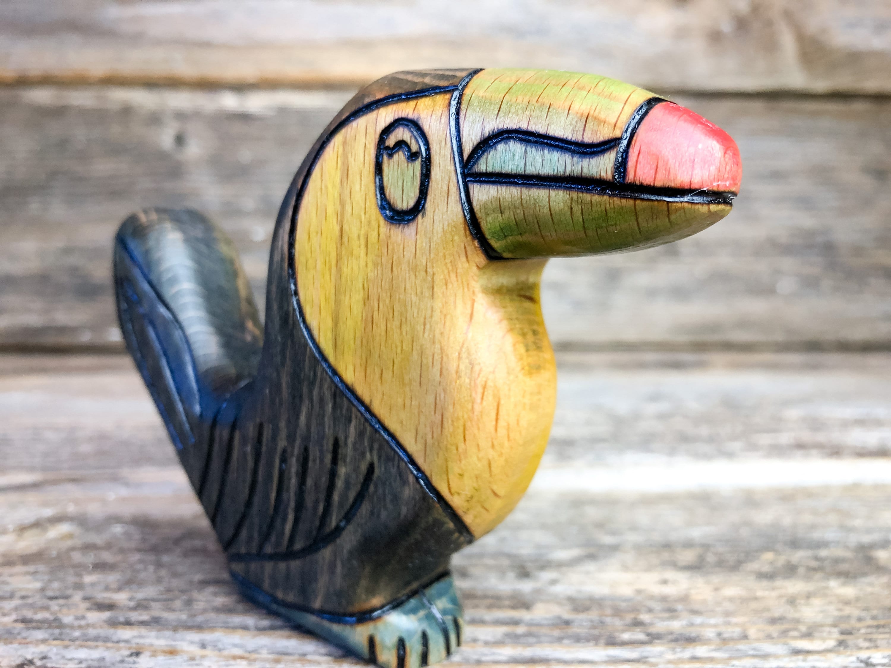 Wooden Toucan Toy