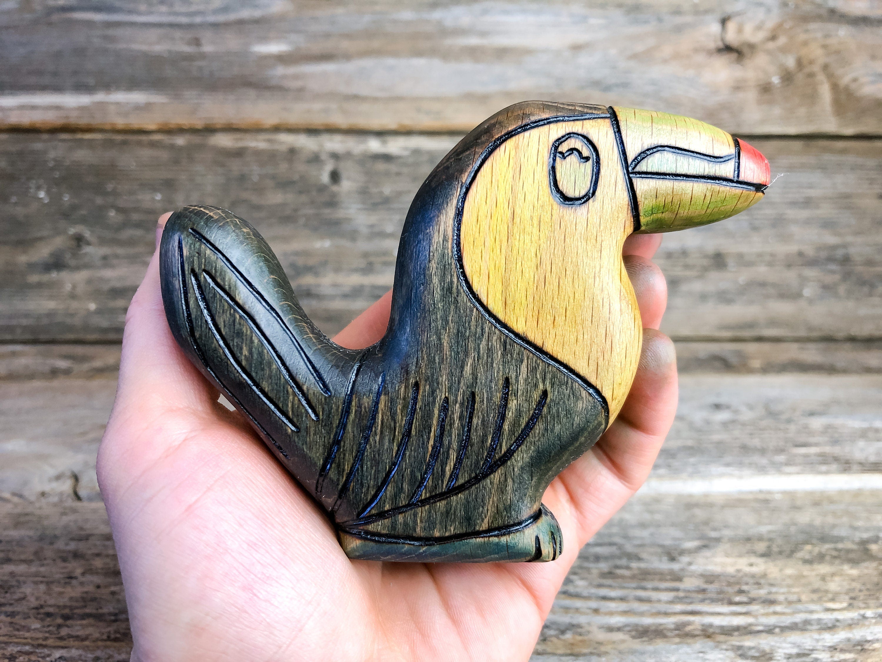 Wooden Toucan Toy