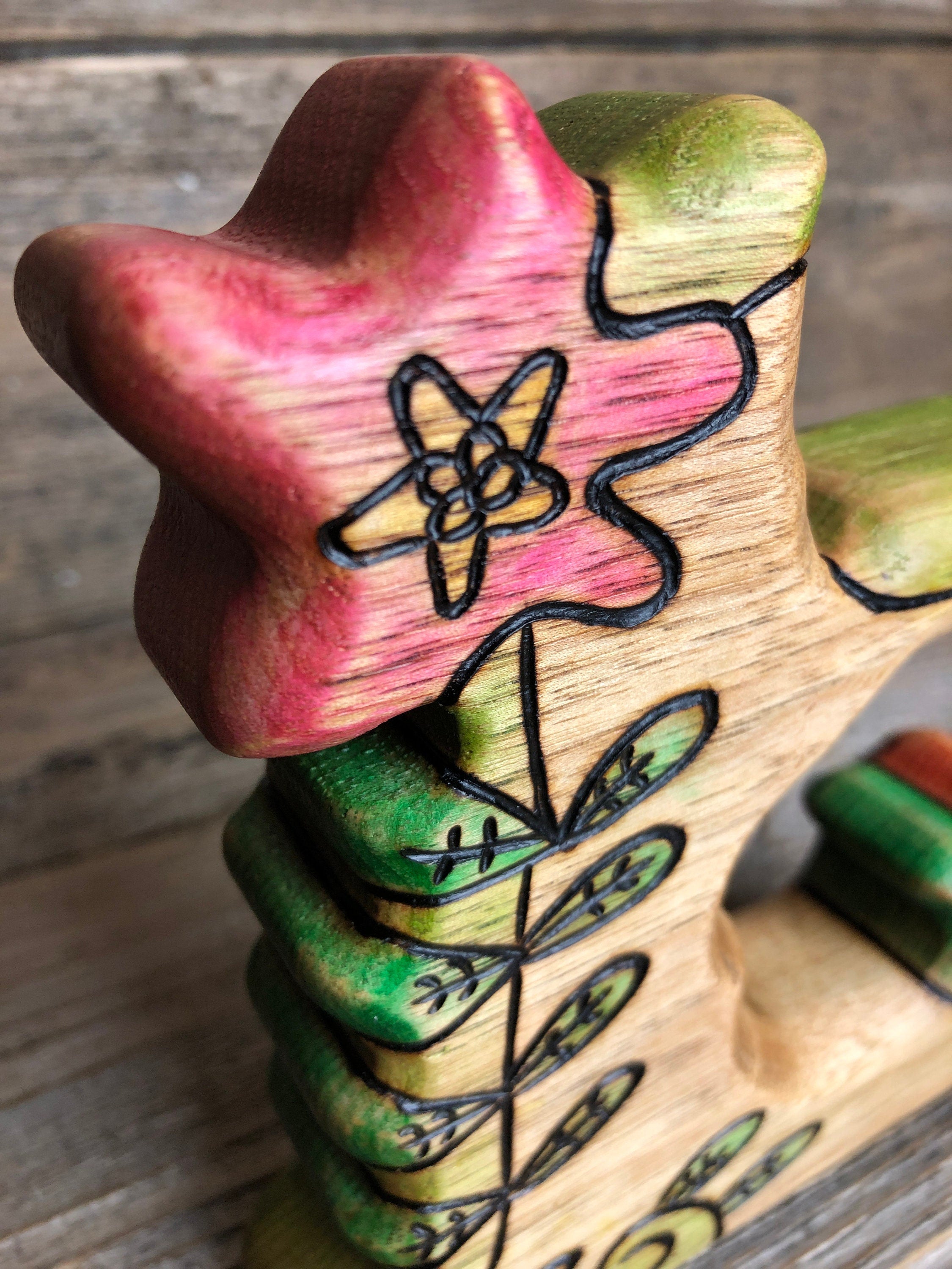 Preorder - Wooden Jungle Perch Toy