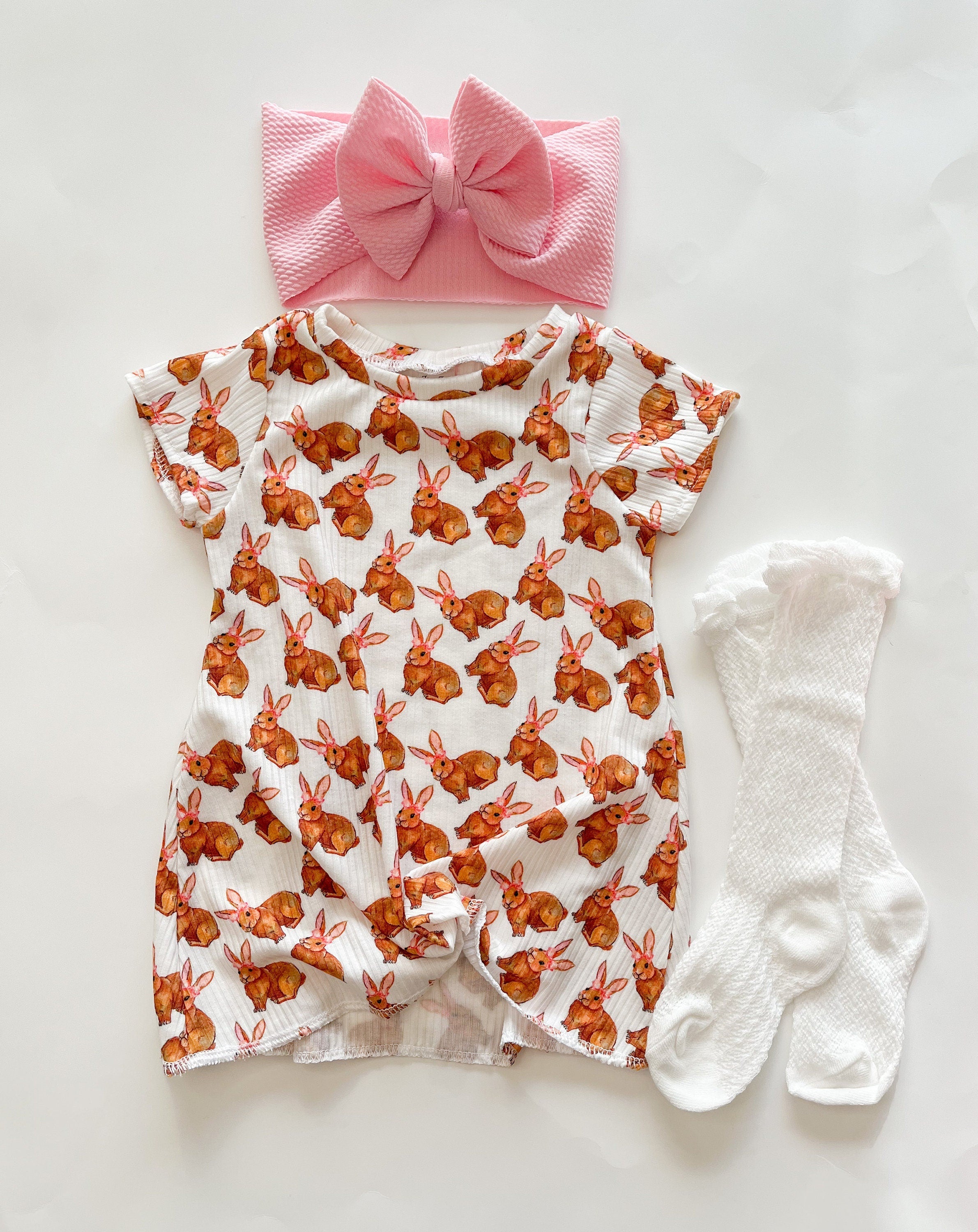Easter Bunny Baby Dress
