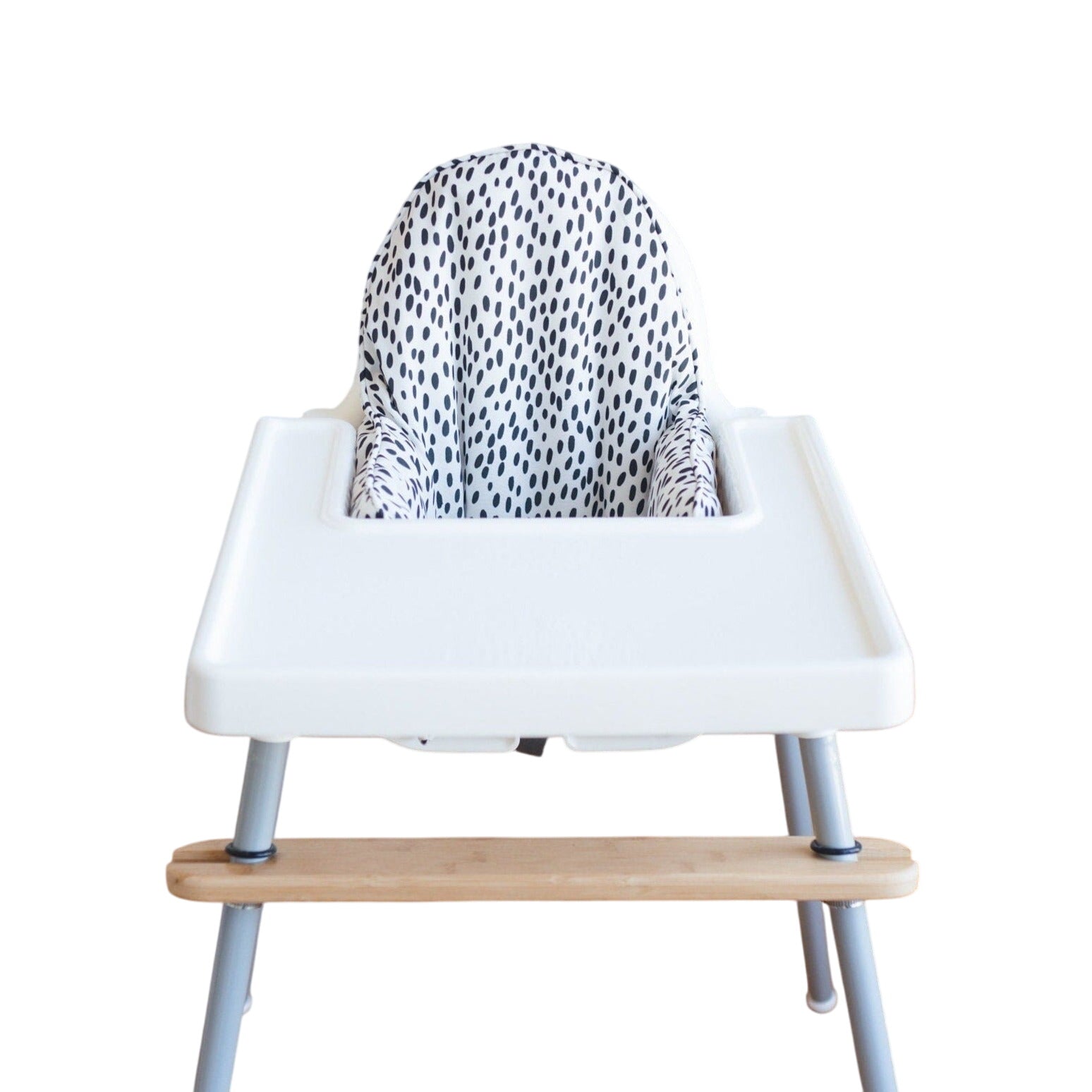 White & Black Dots Ikea Antilop Cushion Cover